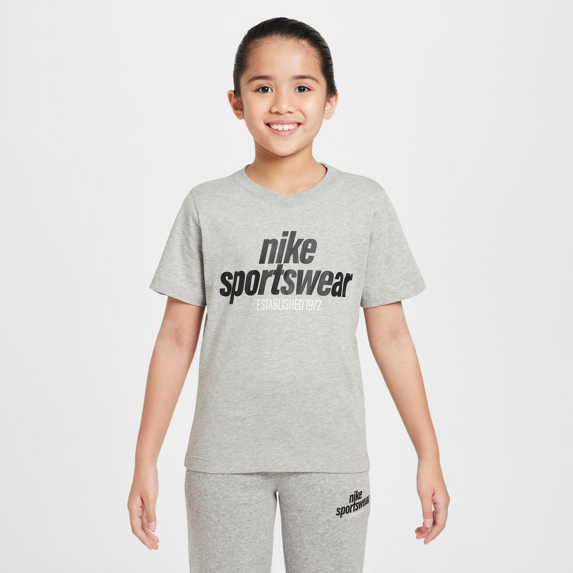 Dk Grey Heather - Nike - Nike K NSW T Clb FAM Jn99 - 1