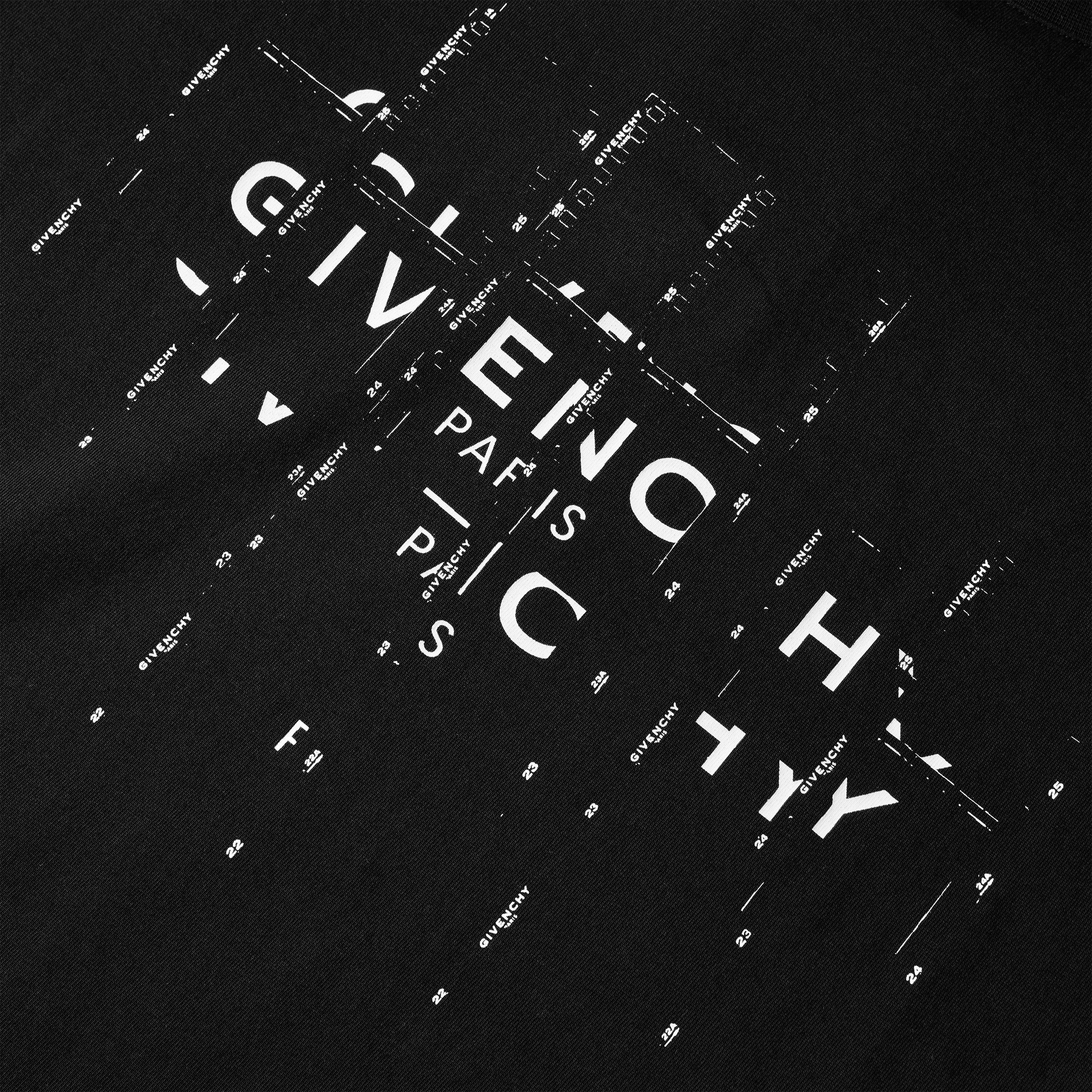 Black - GIVENCHY - GIV Prnt T-Shirt Sn64 - 5