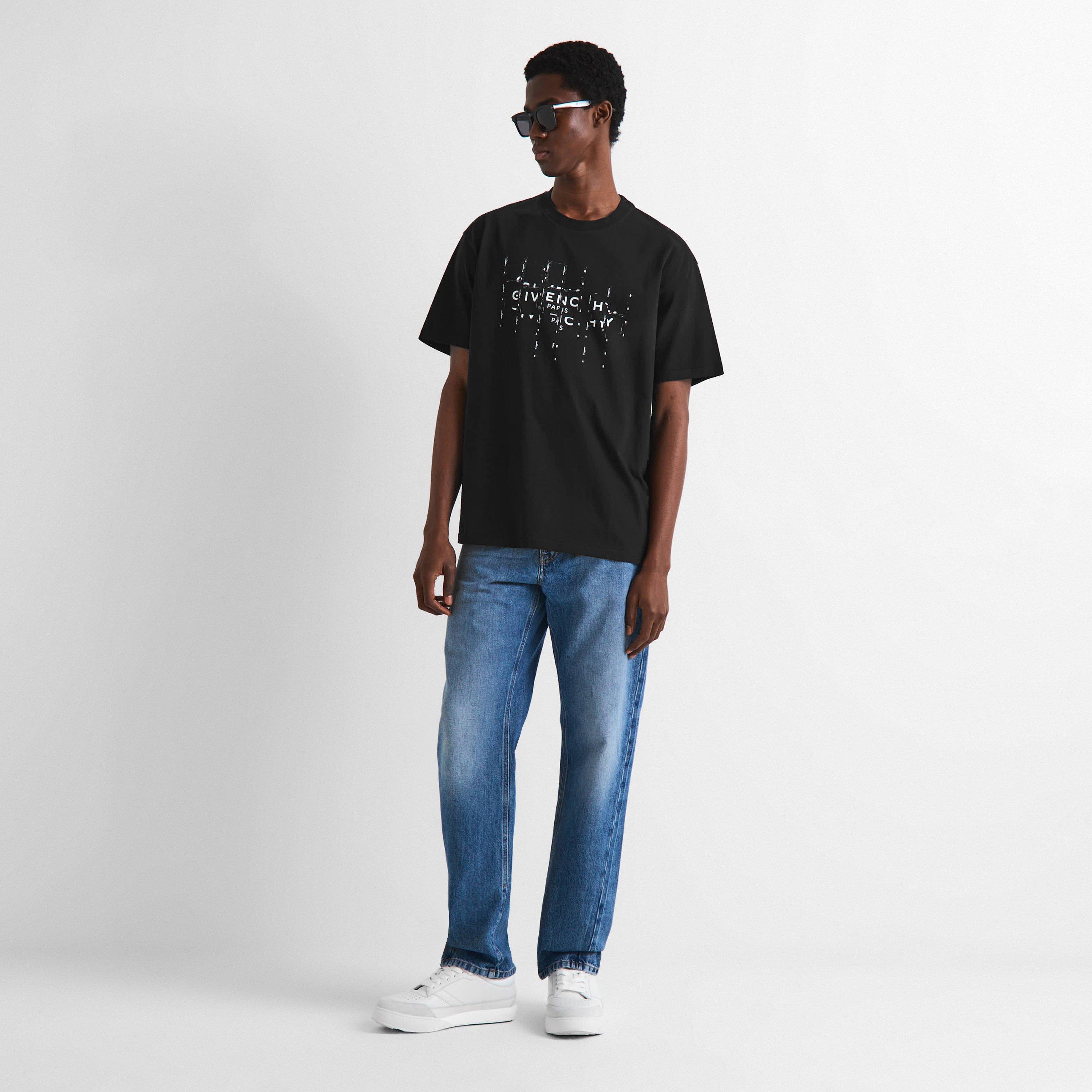 Black - GIVENCHY - GIV Prnt T-Shirt Sn64 - 6