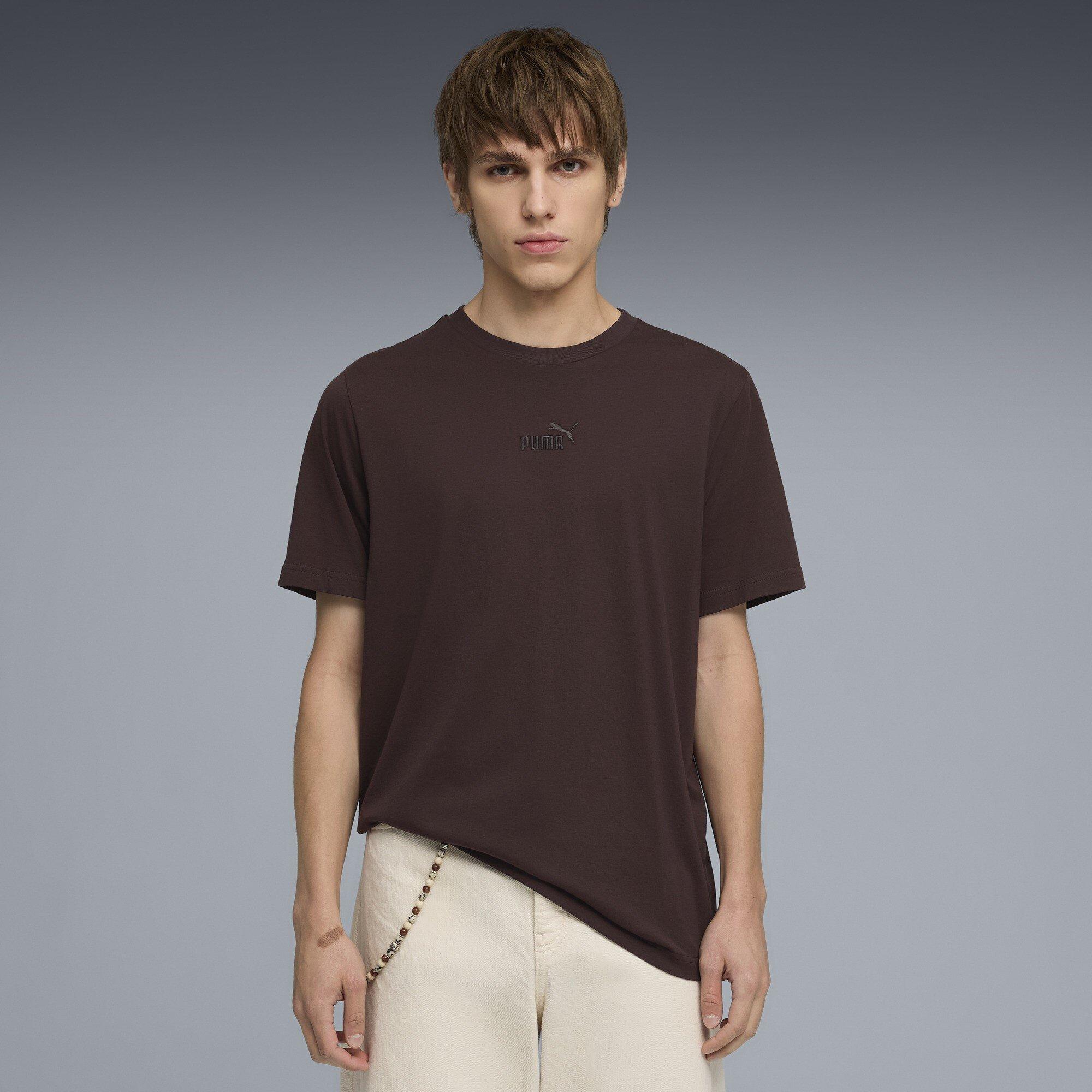 Chocolate Brown - Puma - Men's T-Shirt - 3