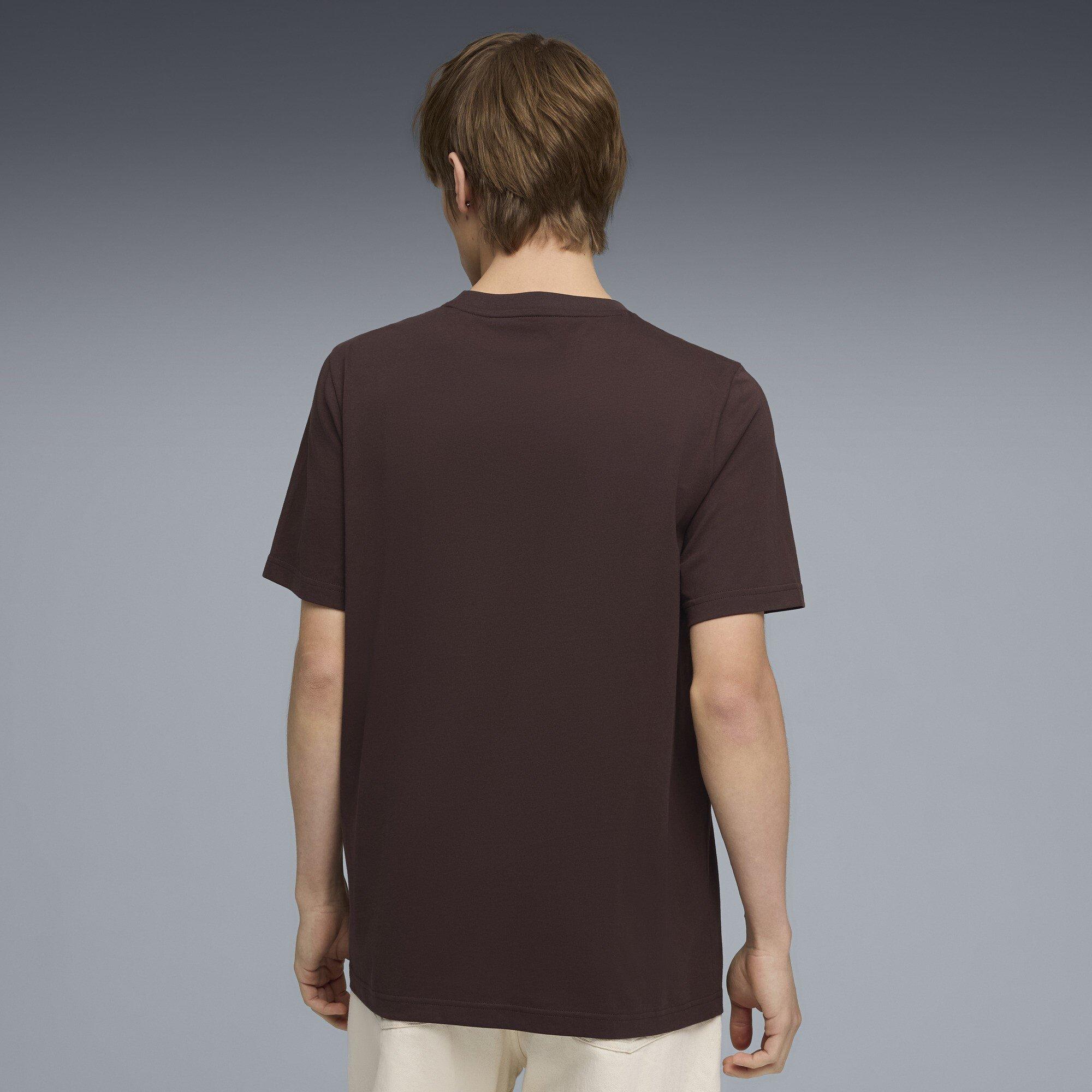 Chocolate Brown - Puma - Men's T-Shirt - 4