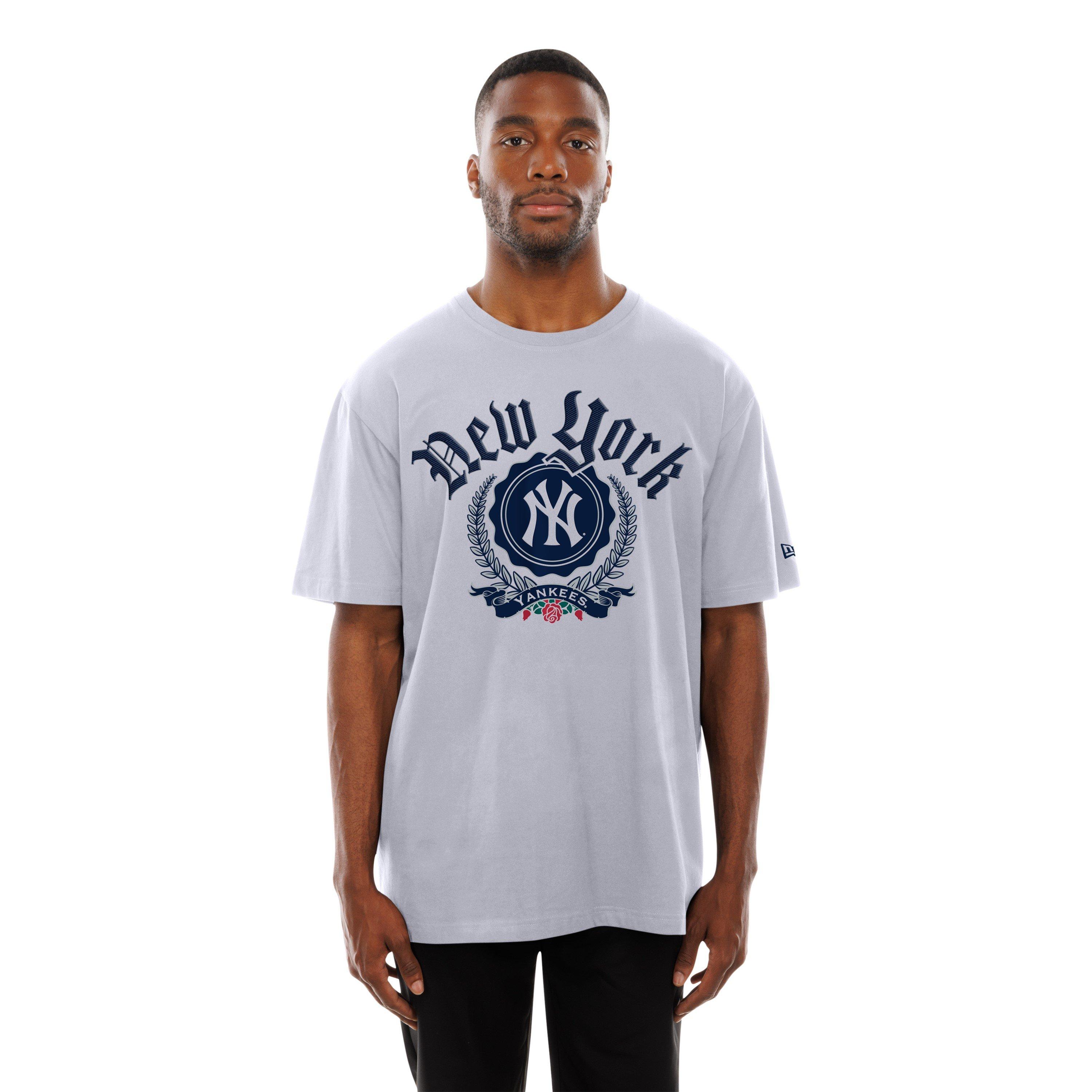 NY White - New Era - Men's MLB Throwback Oversized T-Shirt - 5