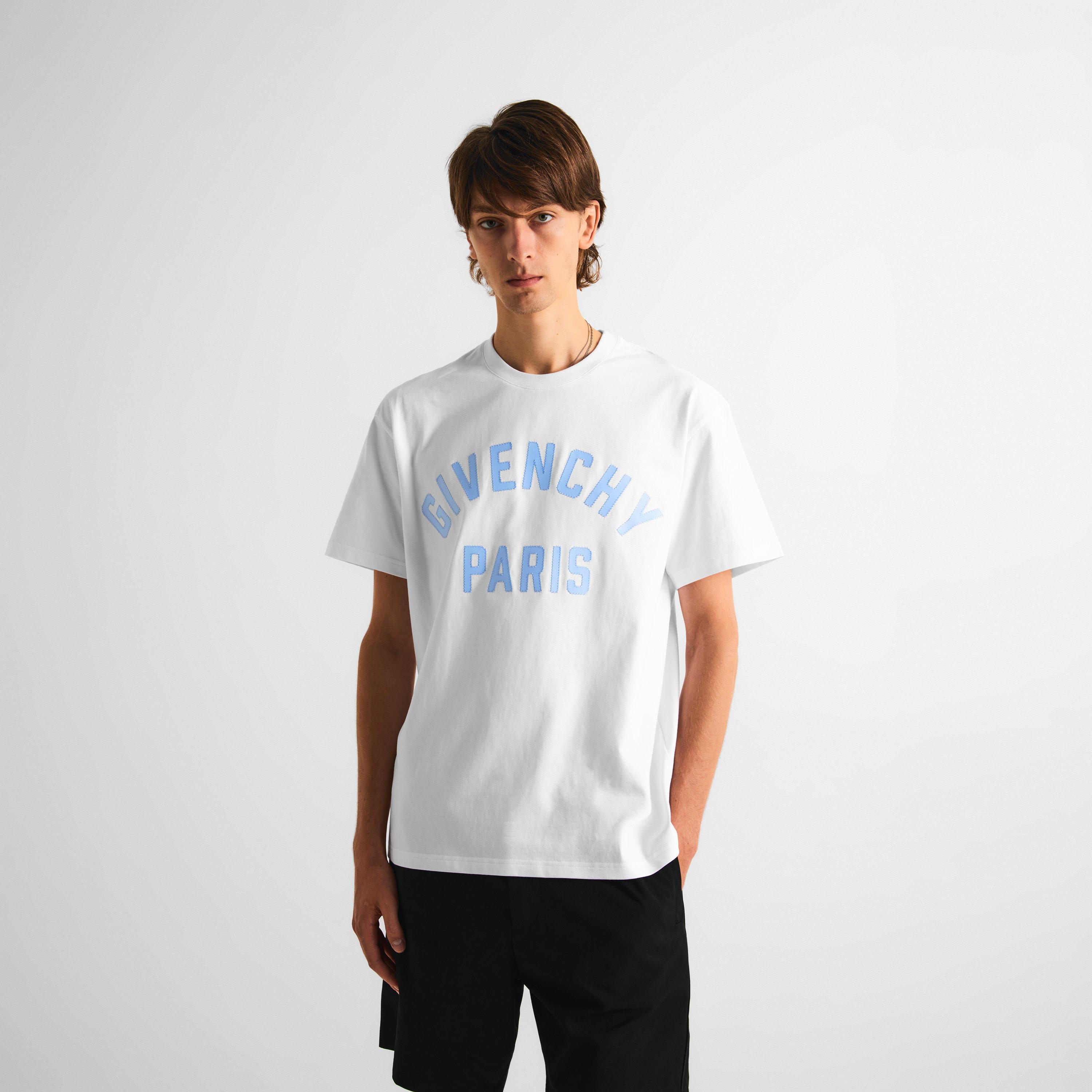 White/Blue - GIVENCHY - GIV Applique Tee Sn64 - 3