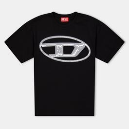 Diesel Unisex Kids Regular Fit T-Shirts