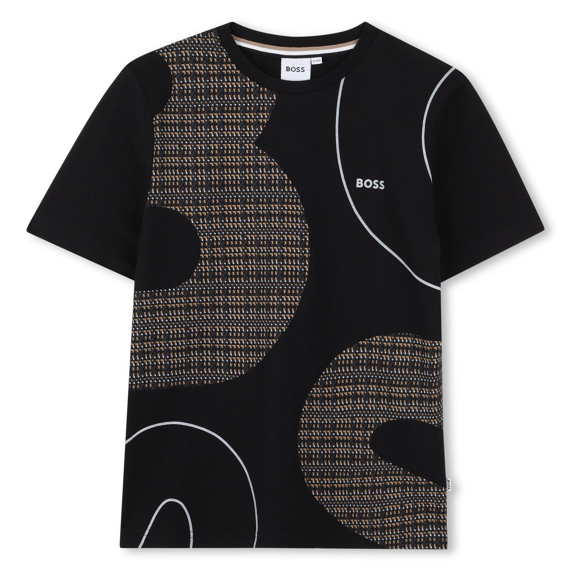 Black - Boss - Kids' Graphic T-Shirt - 1