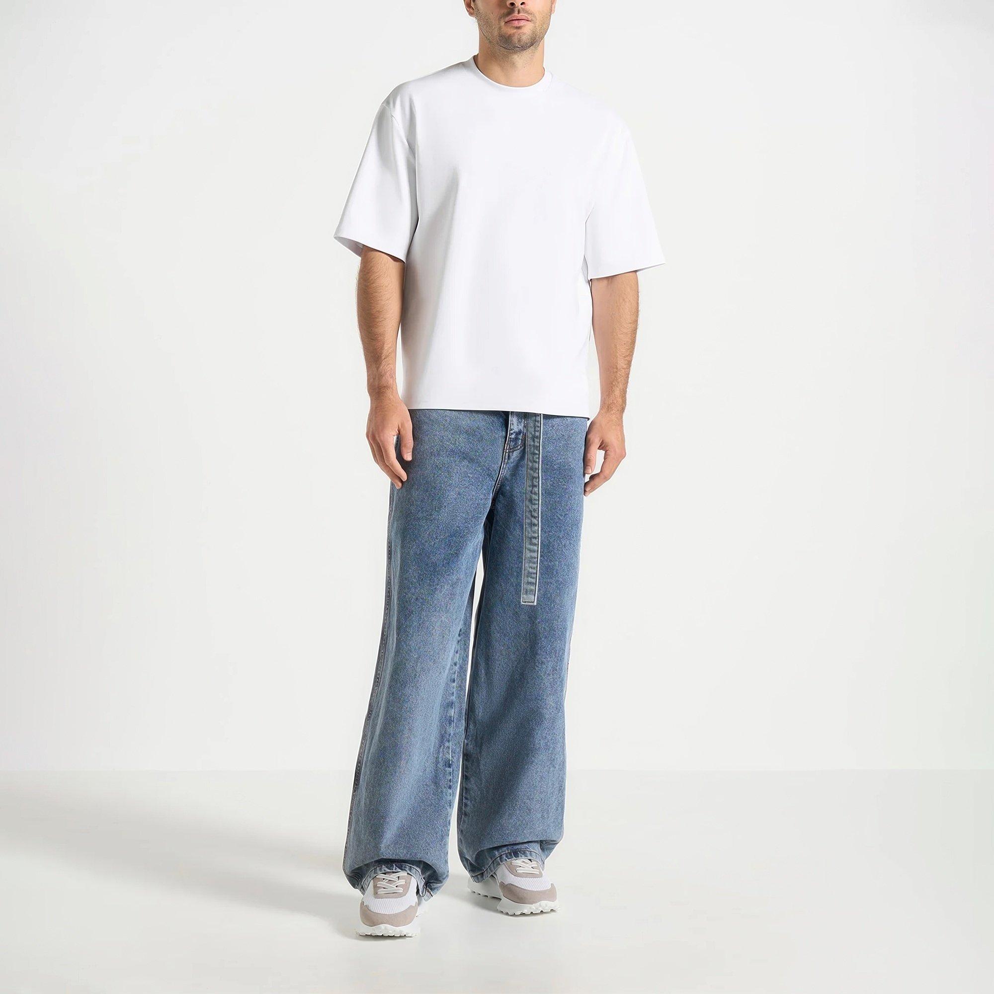 White - Maniere De Voir - Relaxed Fit Cotton T-Shirt - 6