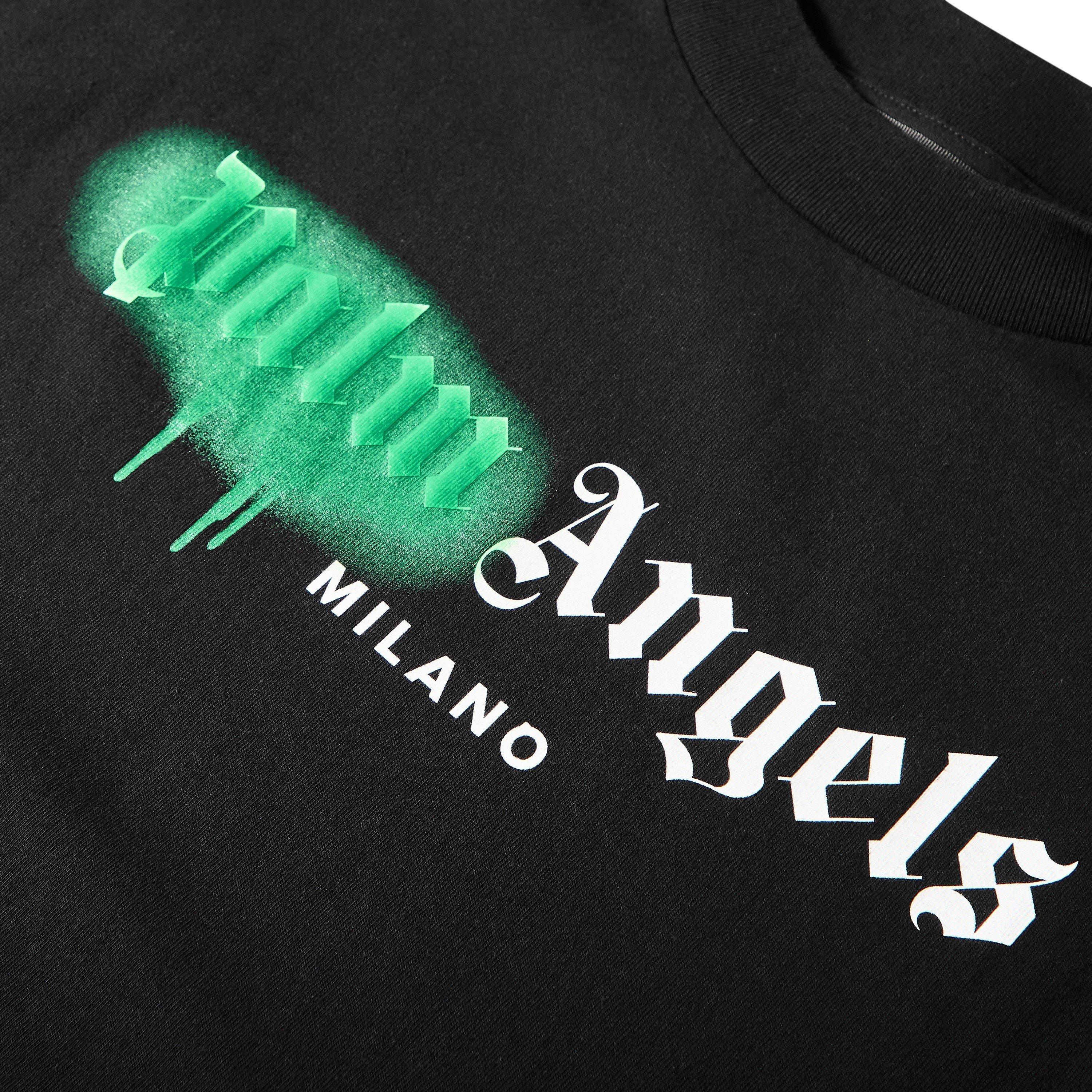 Black Green - Palm Angels - Men's Tokyo T-Shirt - 3