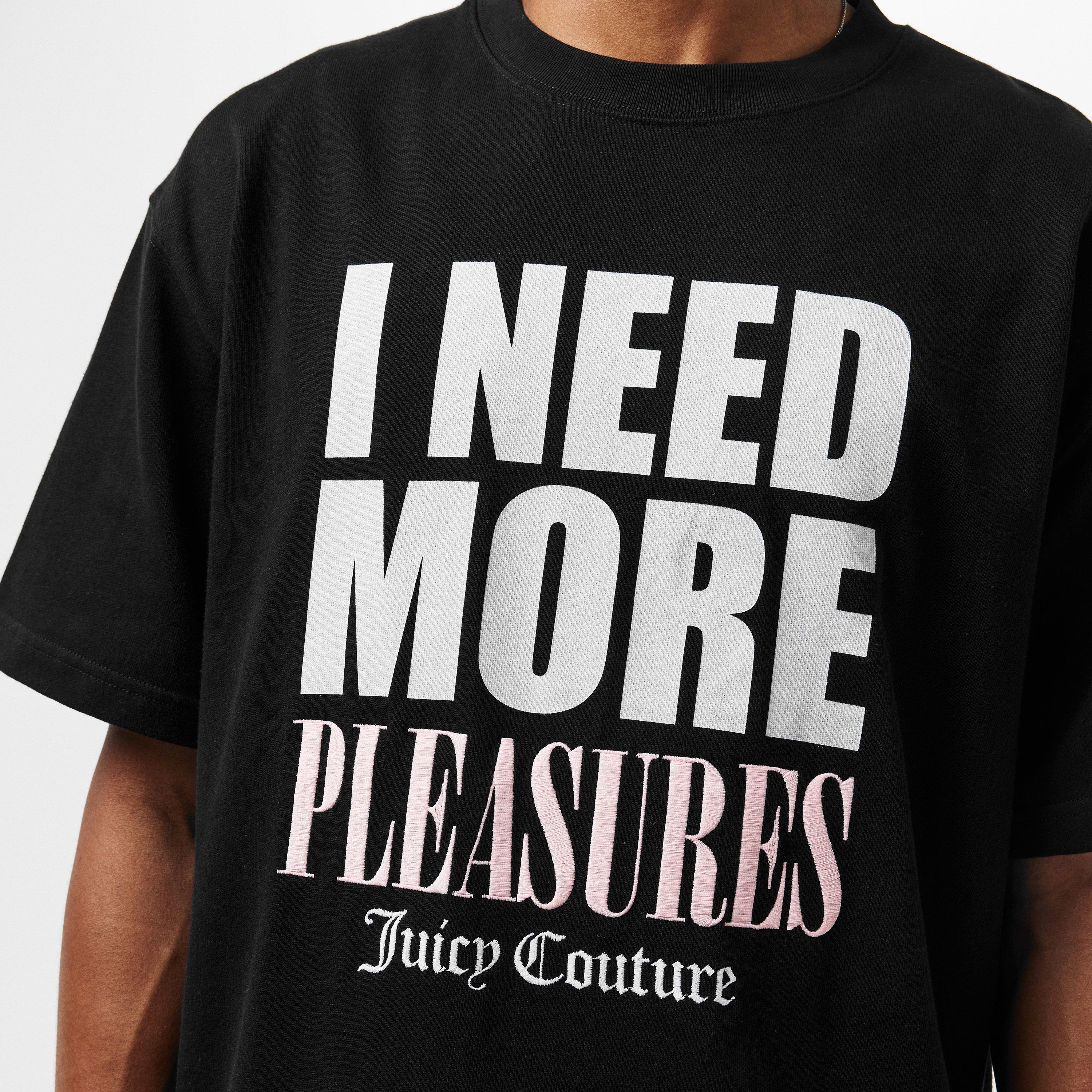 Black - Pleasures - X Juicy Couture Slogan T-Shirt - 5