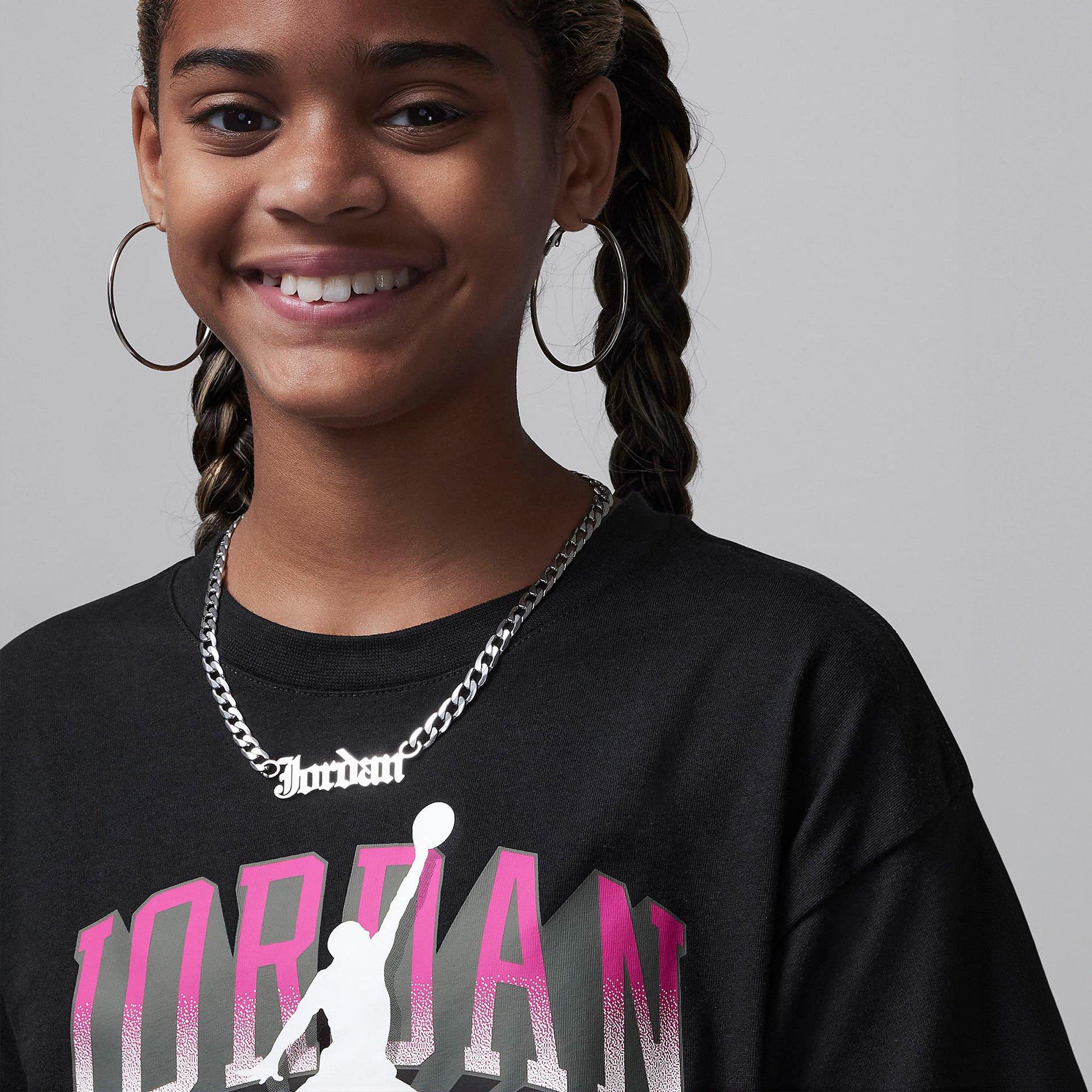 Black - Air Jordan - Push T- Shirt Juniors - 3