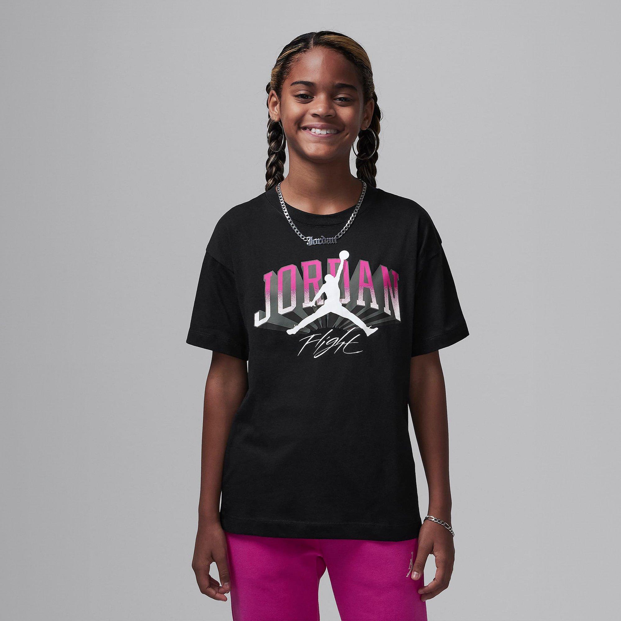 Black - Air Jordan - Push T- Shirt Juniors - 4