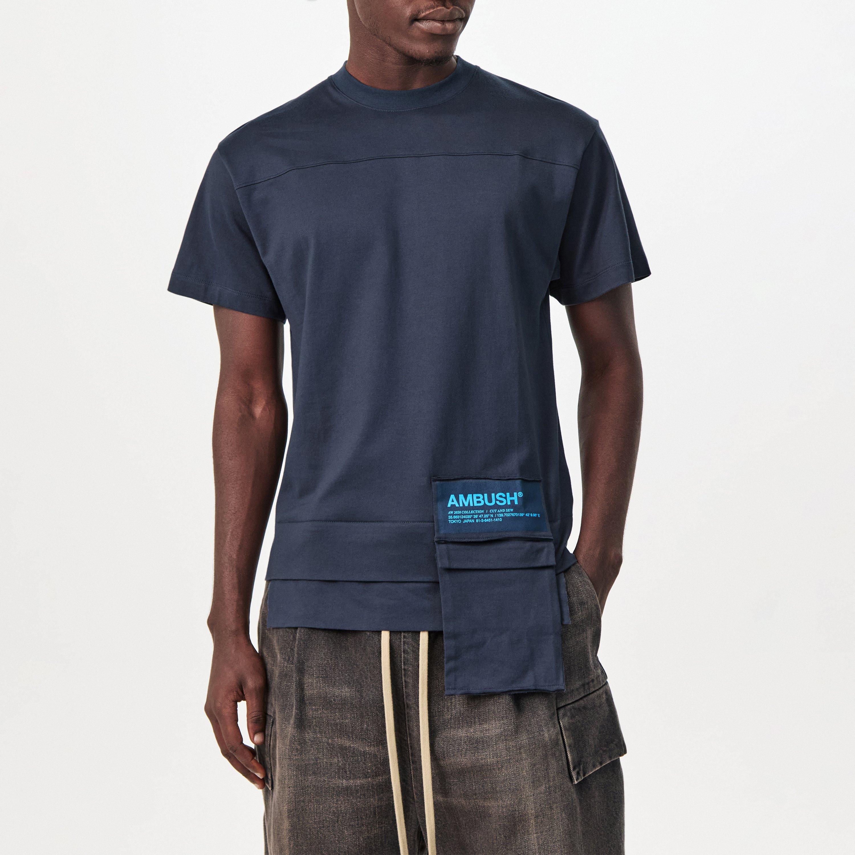 Green - Ambush - Men's Regular Fit Pocket T-Shirt - 3