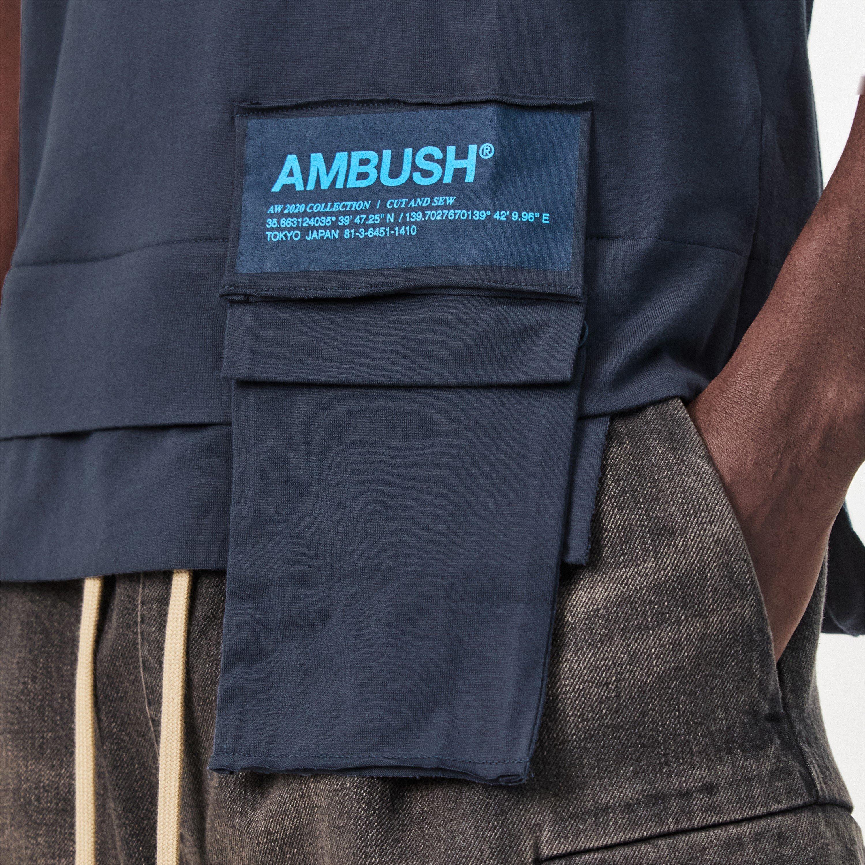Green - Ambush - Men's Regular Fit Pocket T-Shirt - 5