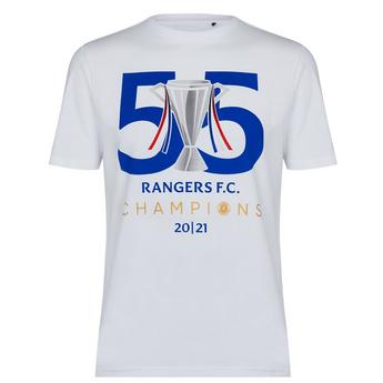 Castore Rangers FC Champion T Shirt Mens