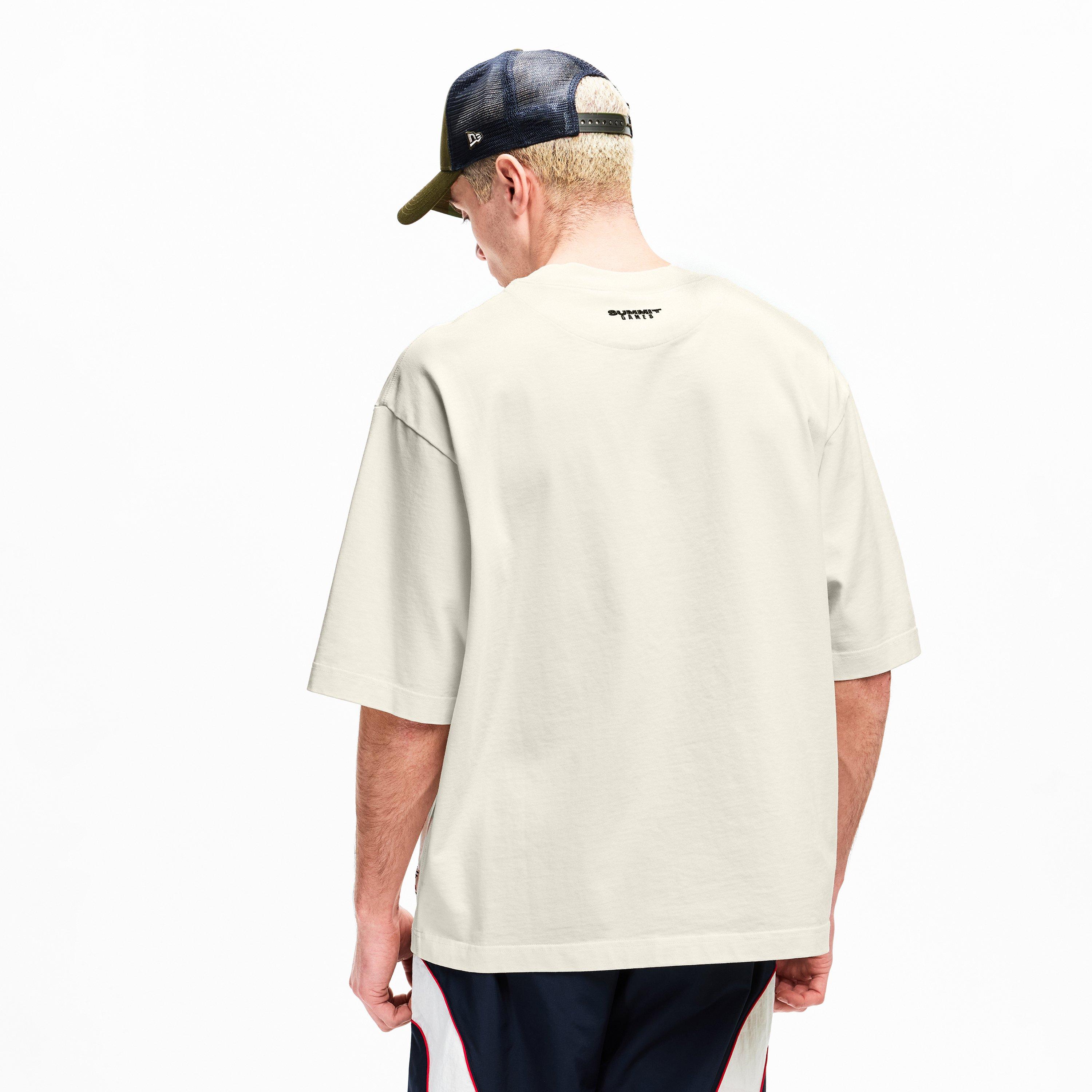 Cannoli Cream - Summer Games - Men's Laurel Logo Tee Oversized Fit Oversized T-Shirt - 4
