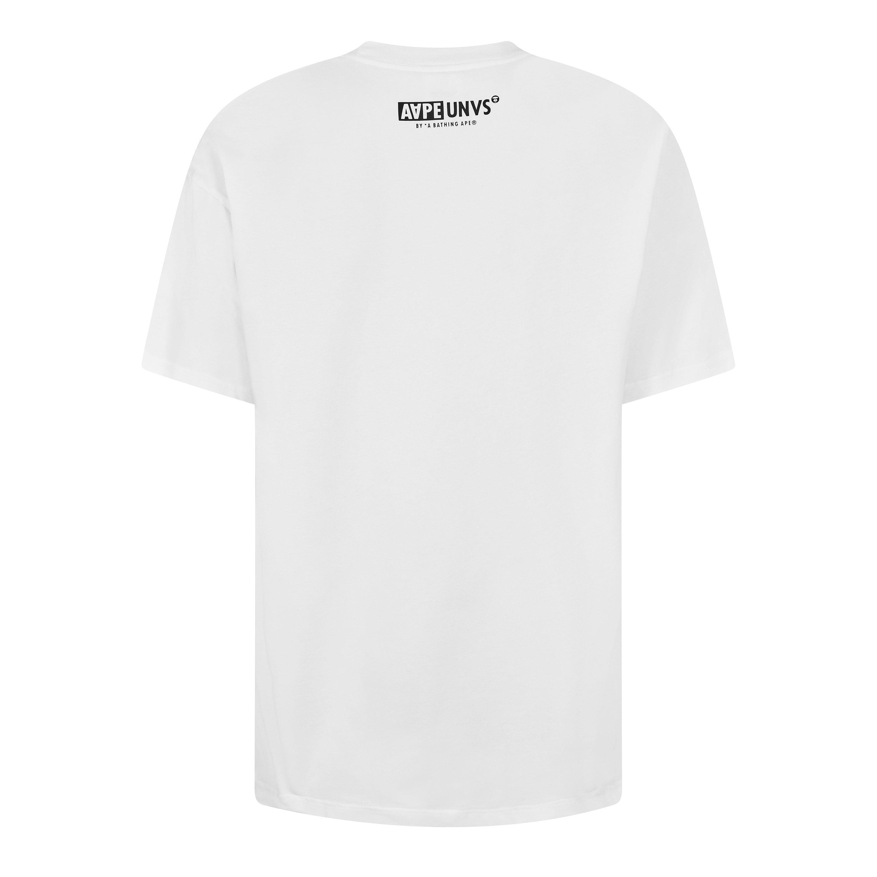 White - AAPE - Men's T-Shirt - 2