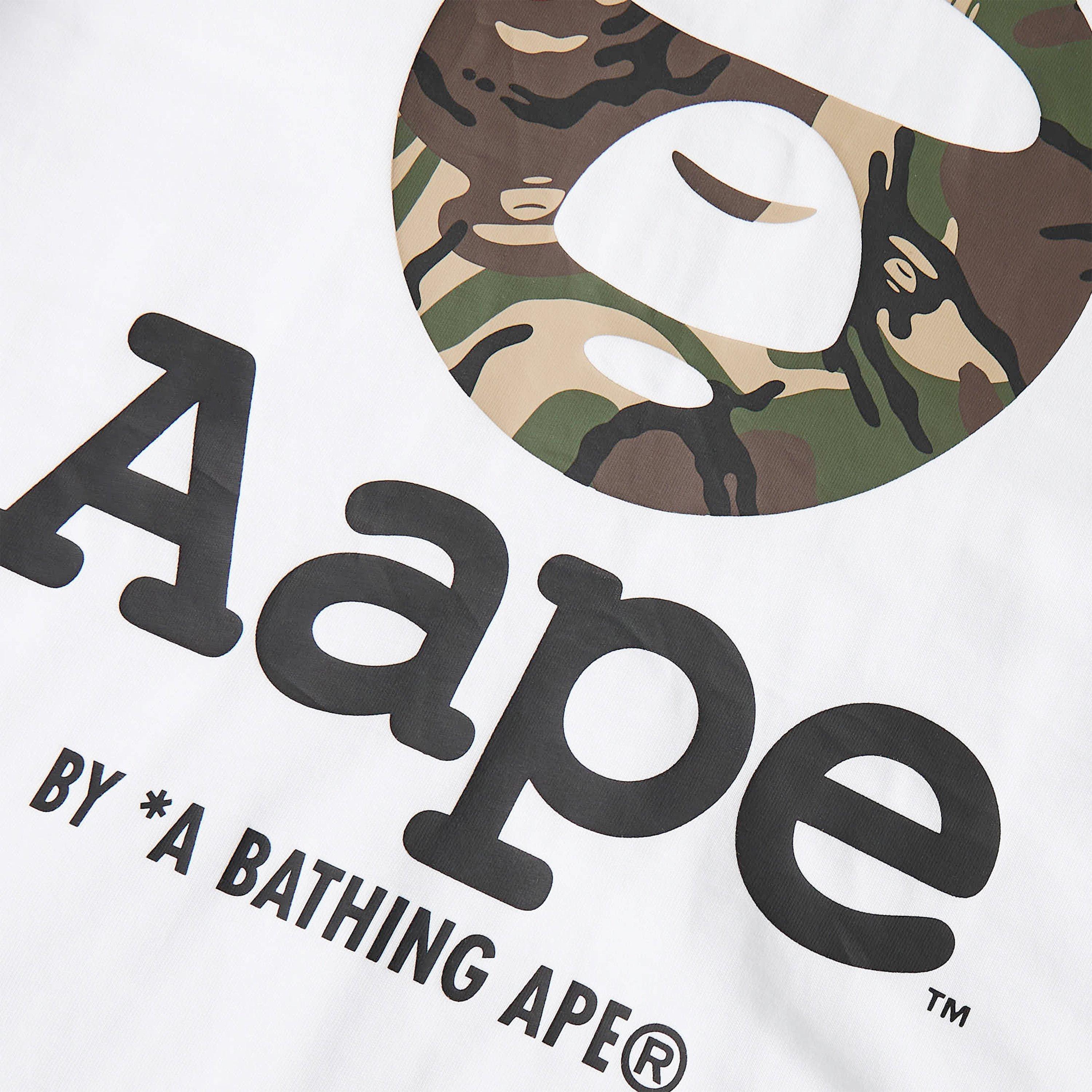 White - AAPE - Men's T-Shirt - 5