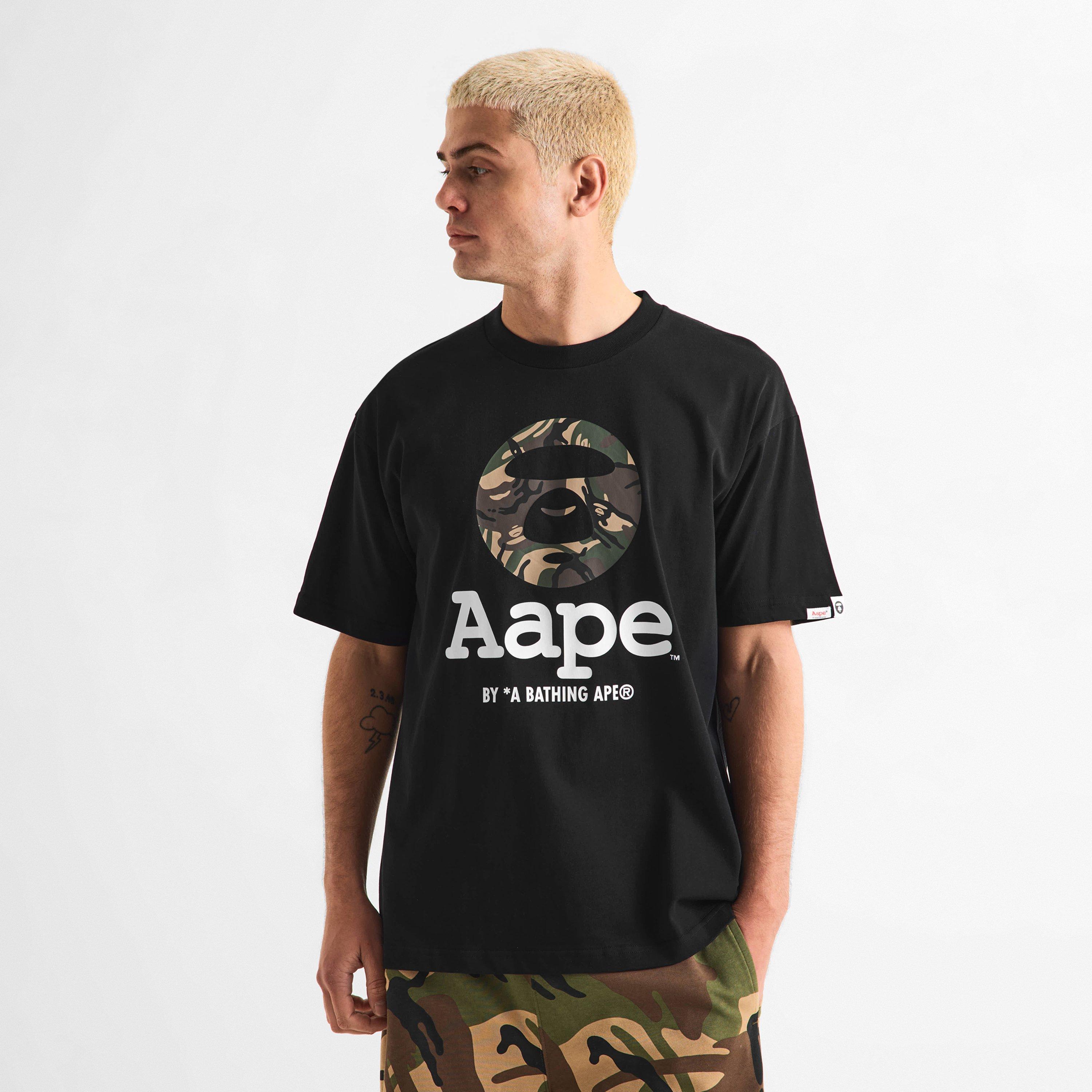 Black - AAPE - Men's T-Shirt - 3