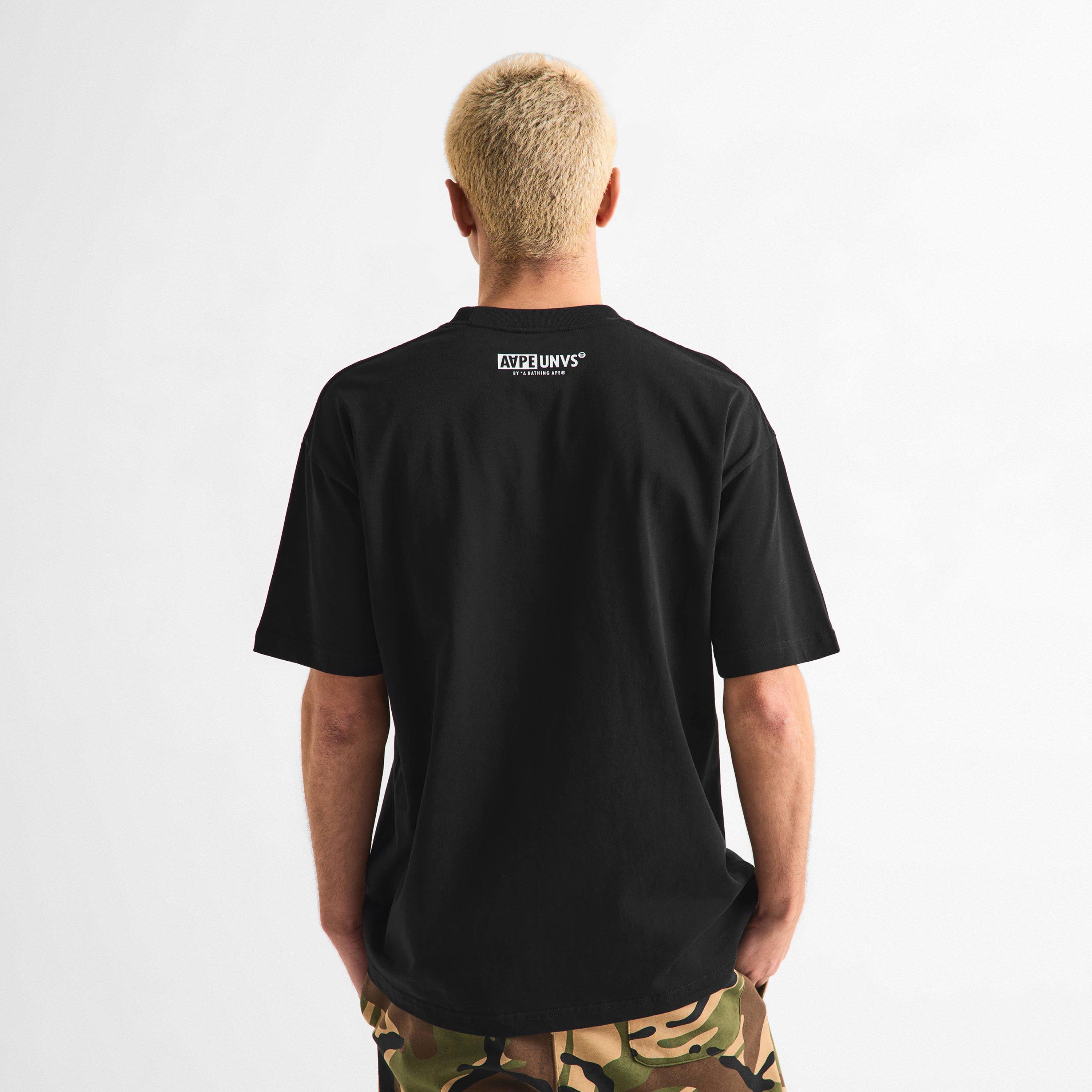 Black - AAPE - Men's T-Shirt - 4