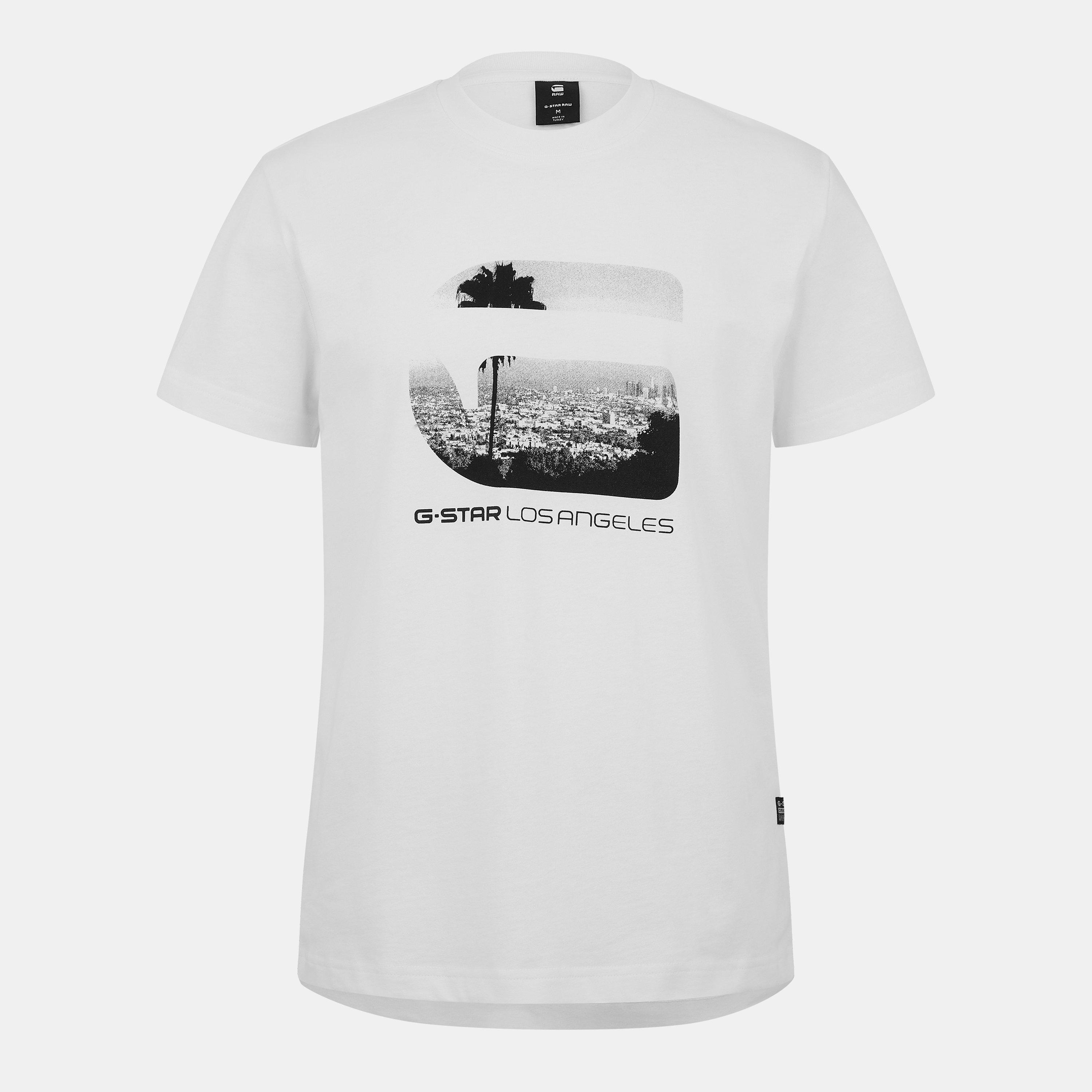 G Star Men's La T-Shirt - White - 2X Small