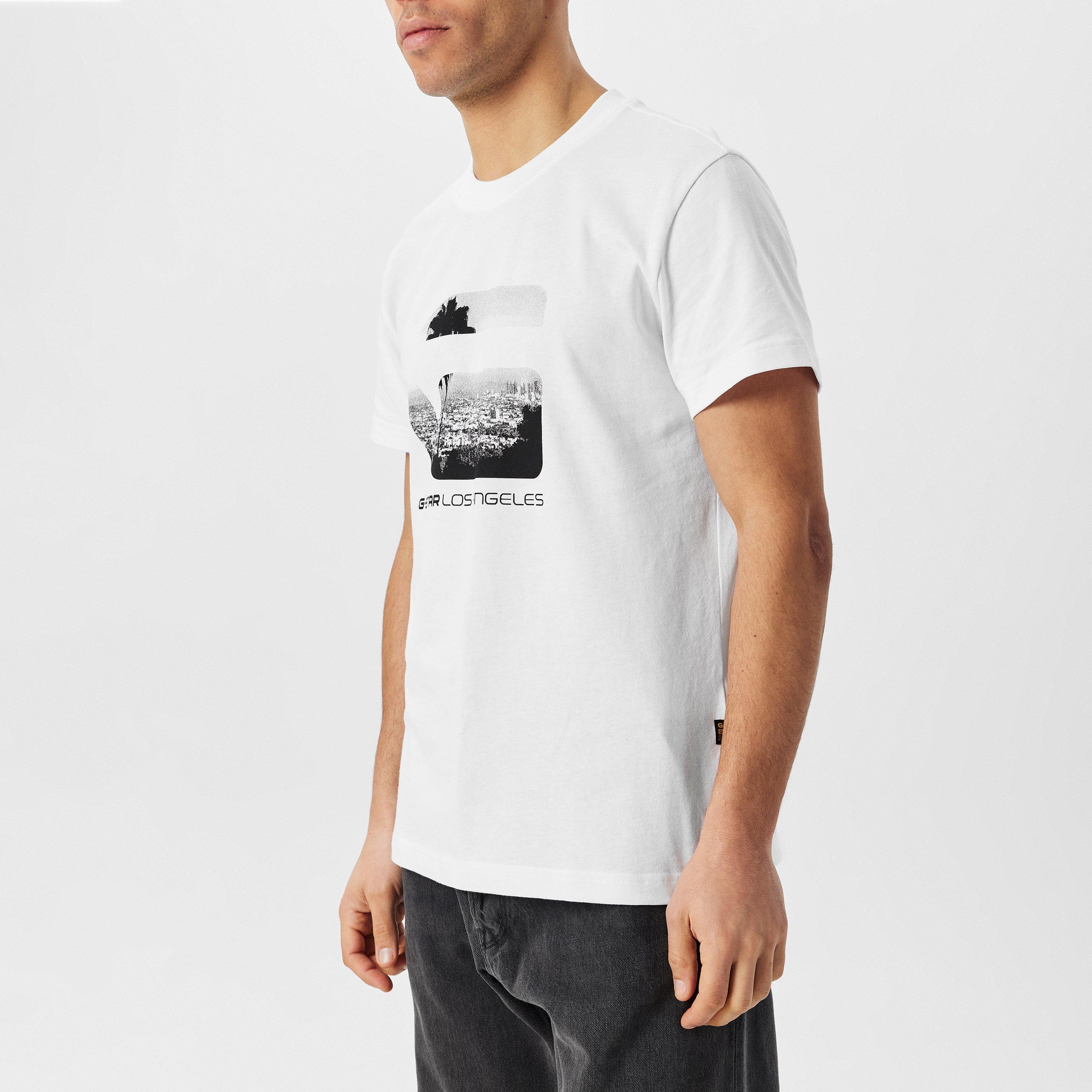 Blanc - G Star - LA T-Shirt - 3