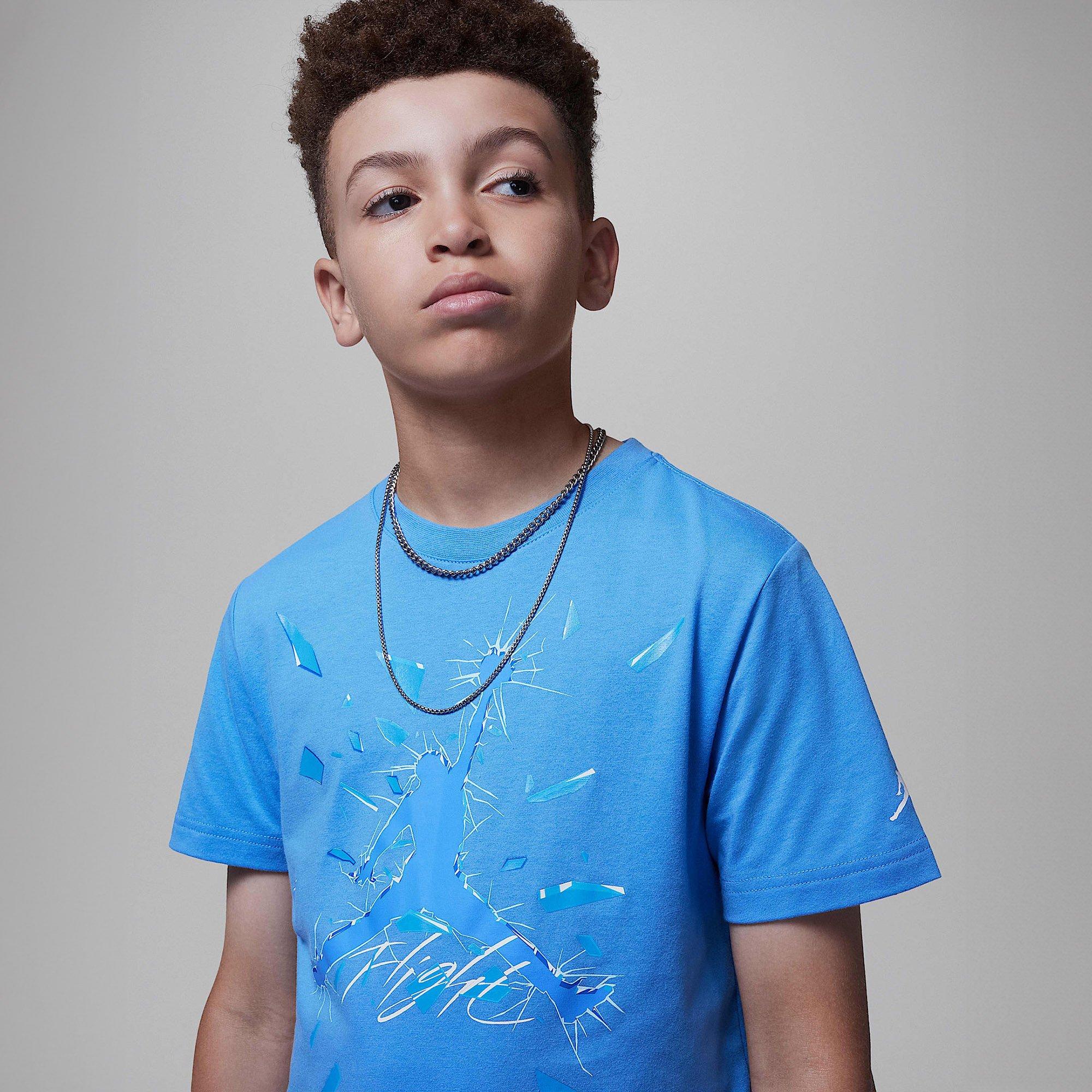 Legend Blue - Air Jordan - Shattered Glass JM T-Shirt Juniors - 3