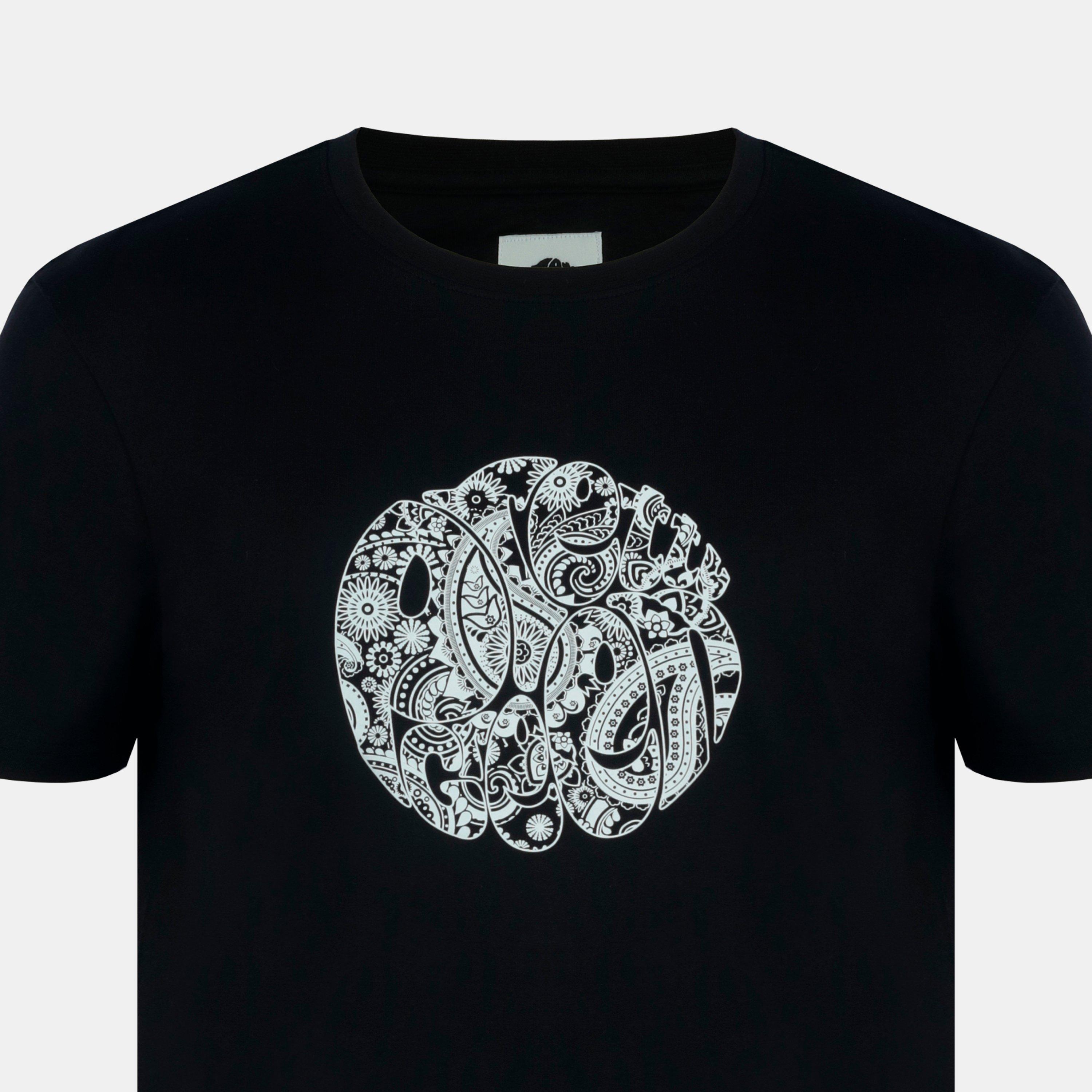 Multi - Pretty Green - Men's 5-Pack Cotton Crew Neck Short Sleeve T-Shirt - 16