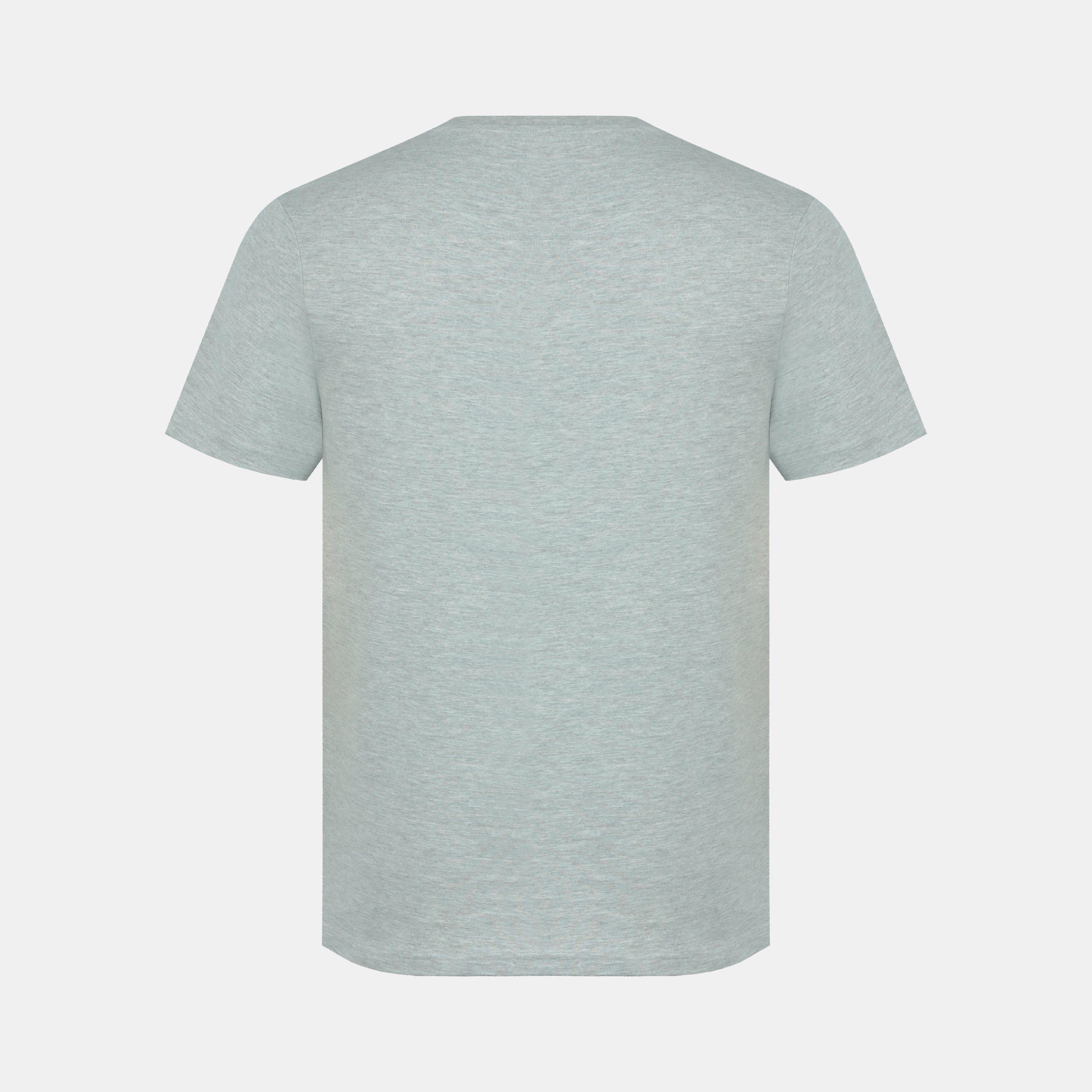 Multi - Pretty Green - Men's 5-Pack Cotton Crew Neck Short Sleeve T-Shirt - 6