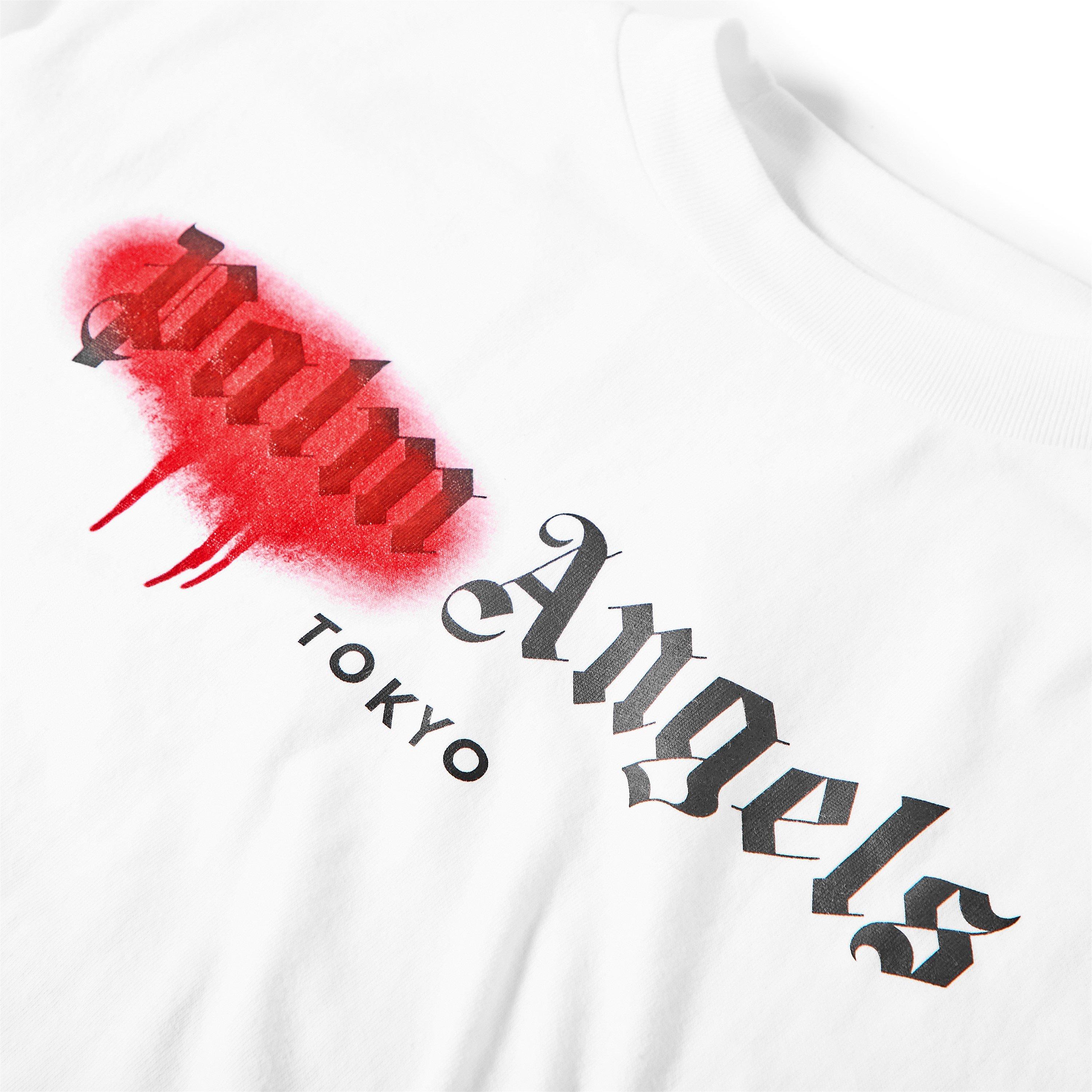 White Red - Palm Angels - Men's Ny T-Shirt - 3