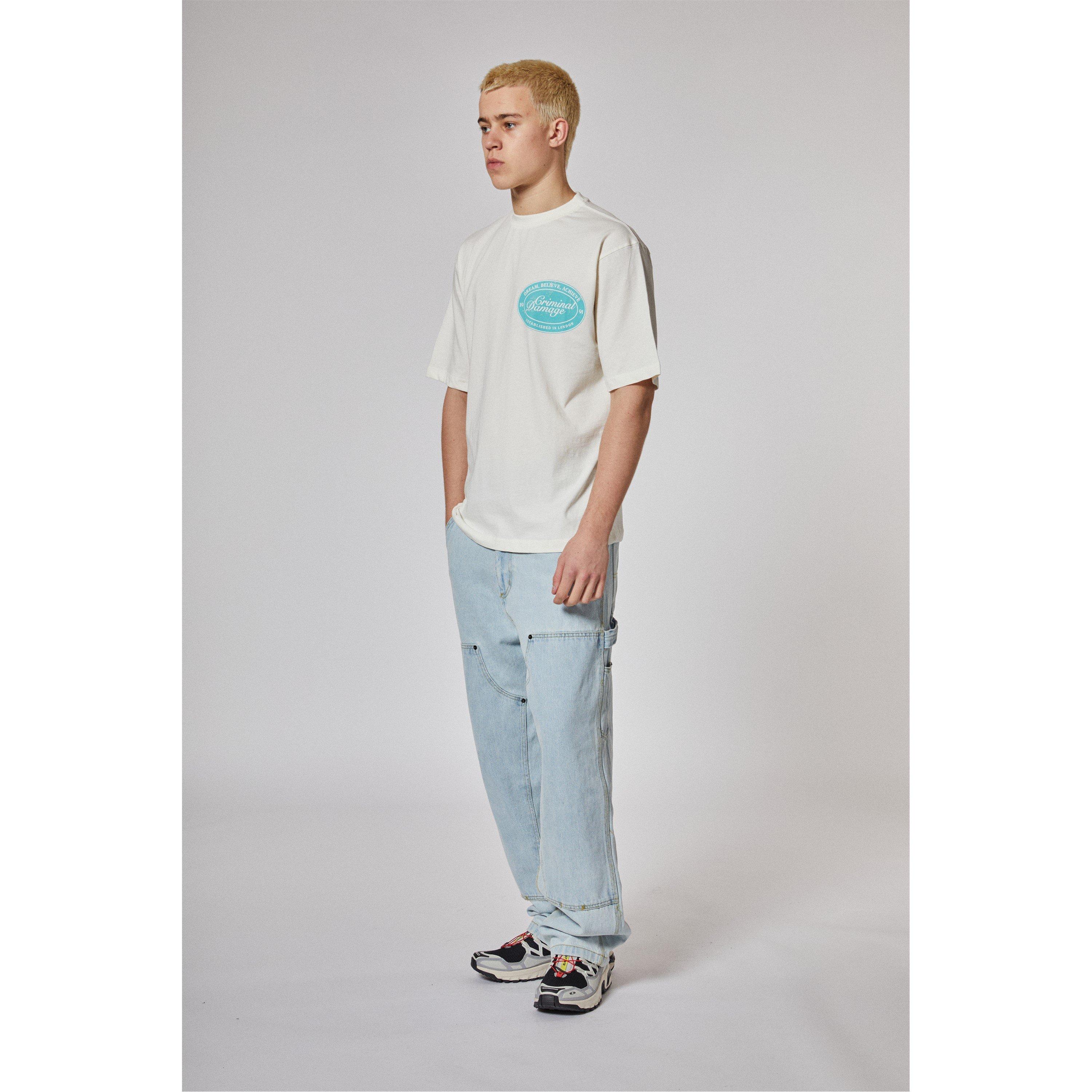 Off White - Criminal Damage - Men's Garage Oversized T-Shirt - 2