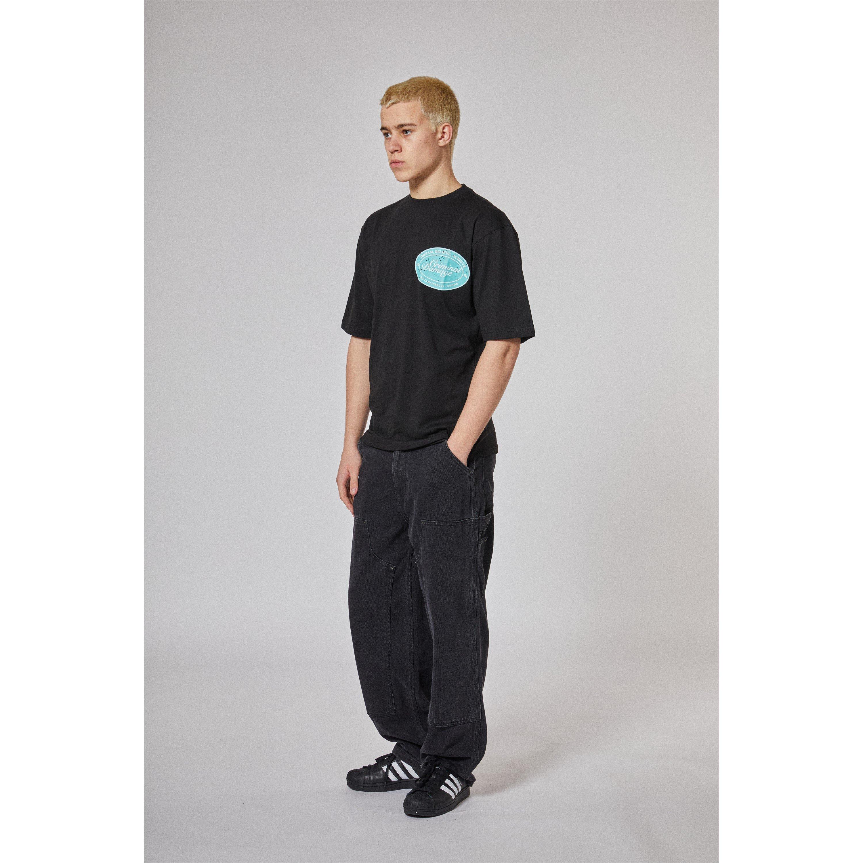 Black - Criminal Damage - Garage Oversized T-Shirt - 2