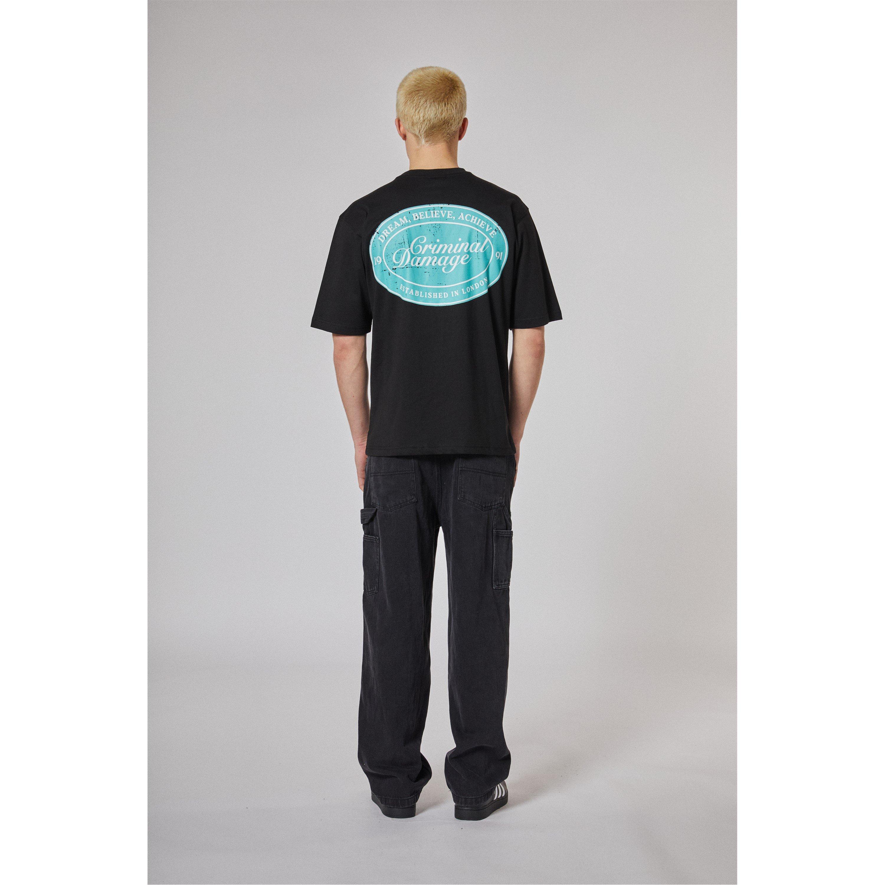 Black - Criminal Damage - Garage Oversized T-Shirt - 3