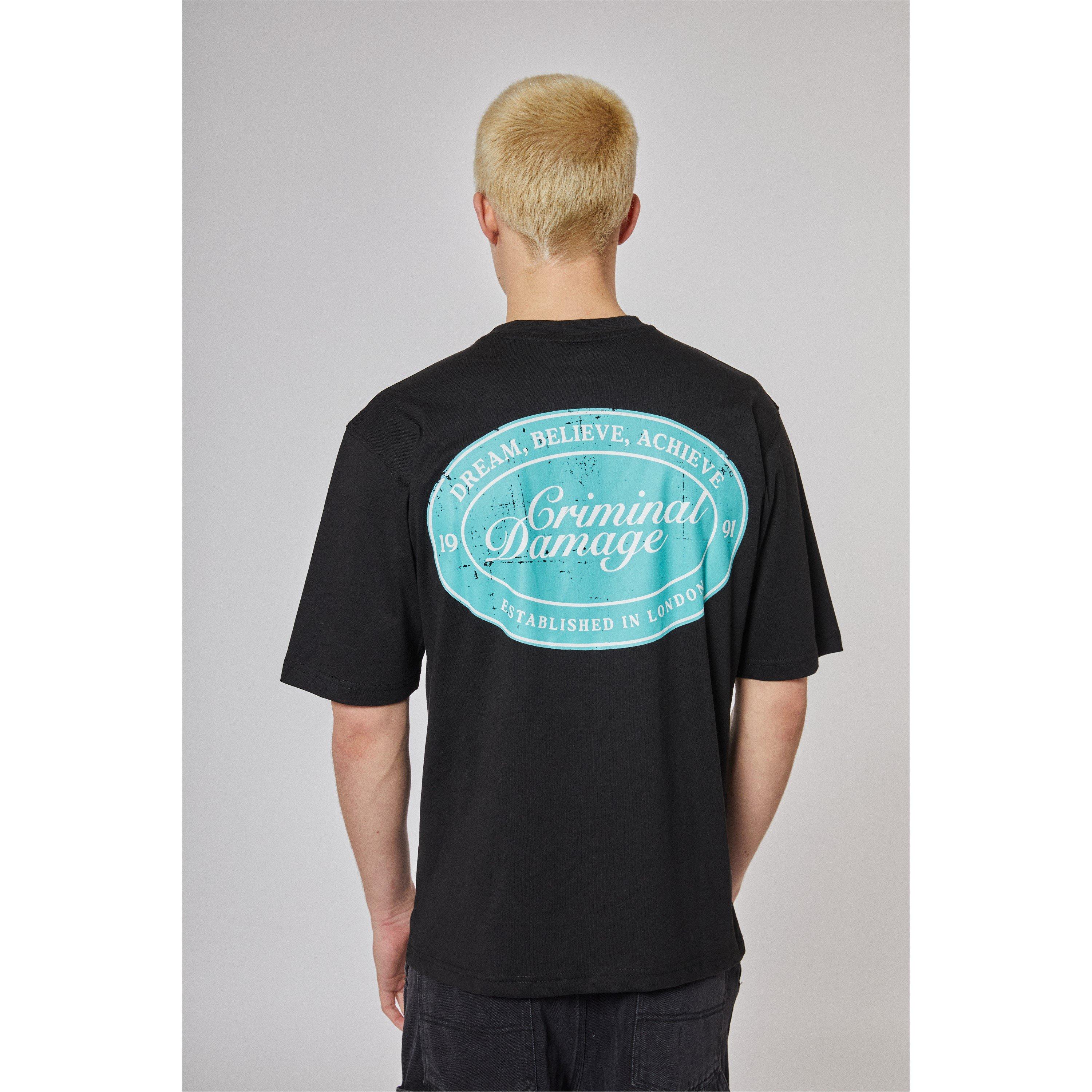 Black - Criminal Damage - Garage Oversized T-Shirt - 5