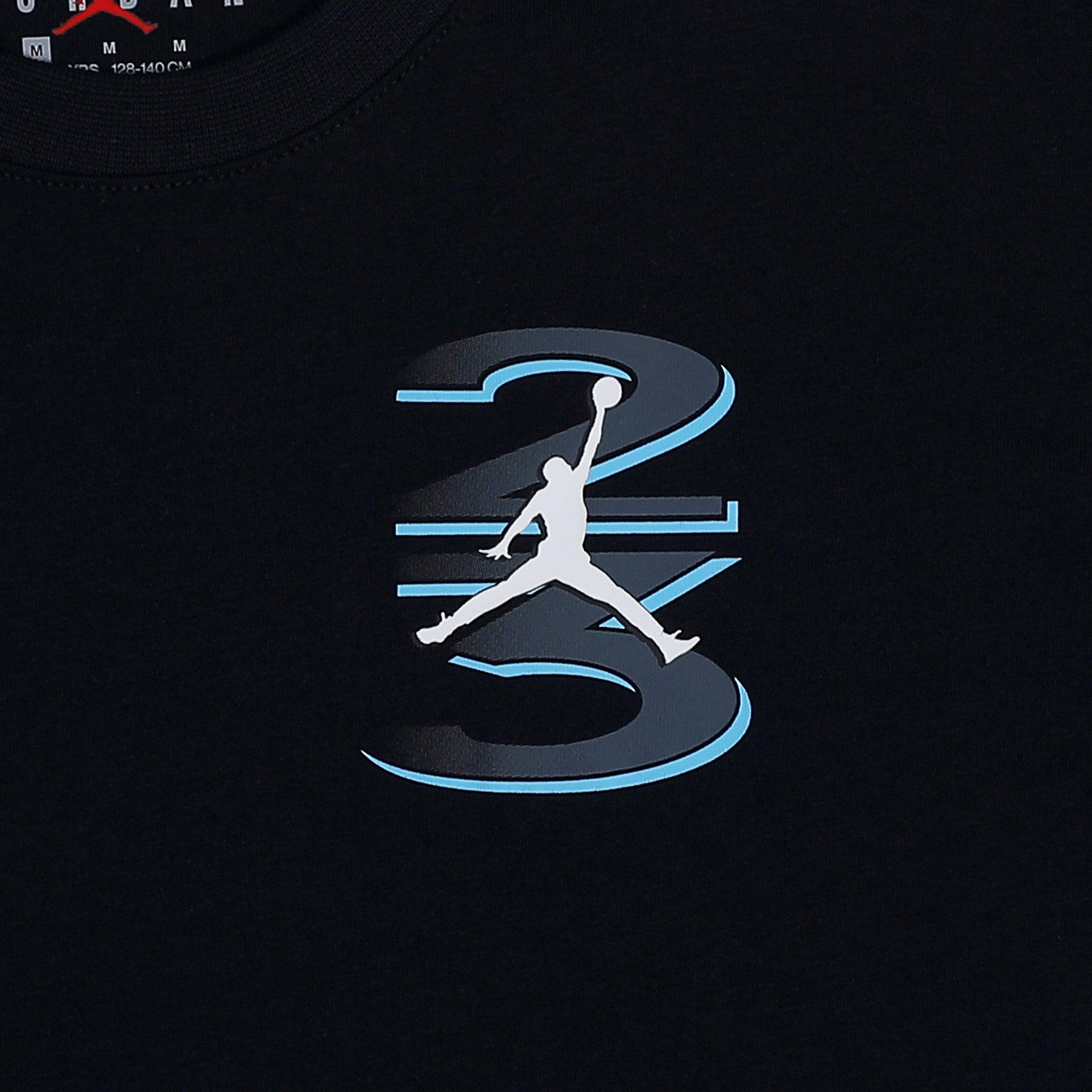 Black - Air Jordan - 23B Splash T-shirt Juniors - 3