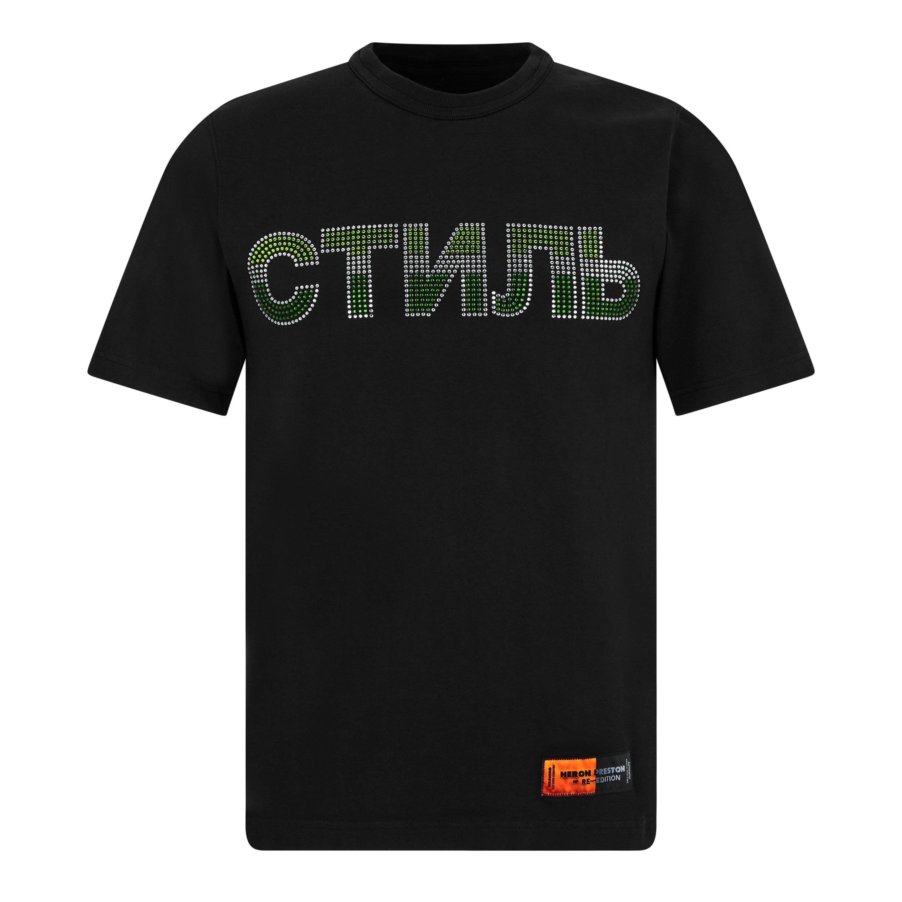 Black - Heron Preston - Men's Logo Regular Fit T-Shirt - 5