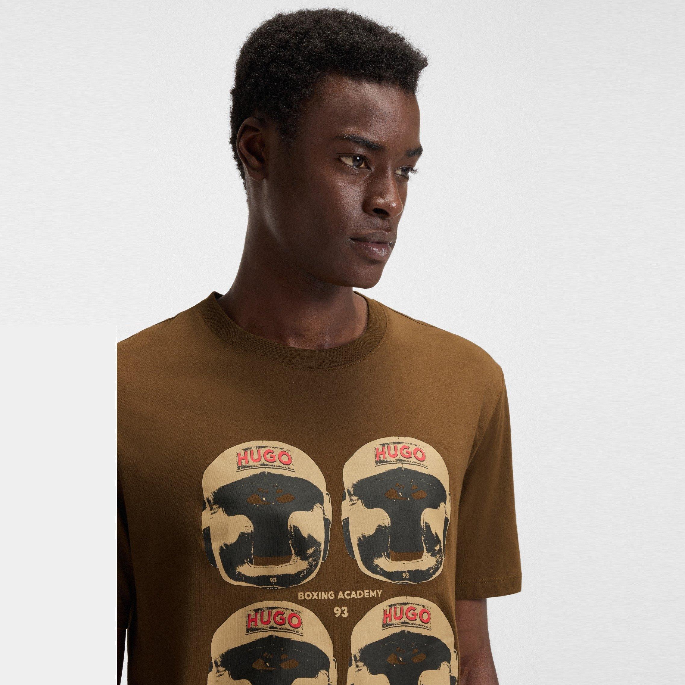 Medium Brown - Hugo - Men's 's Cotton T-Shirt - 4