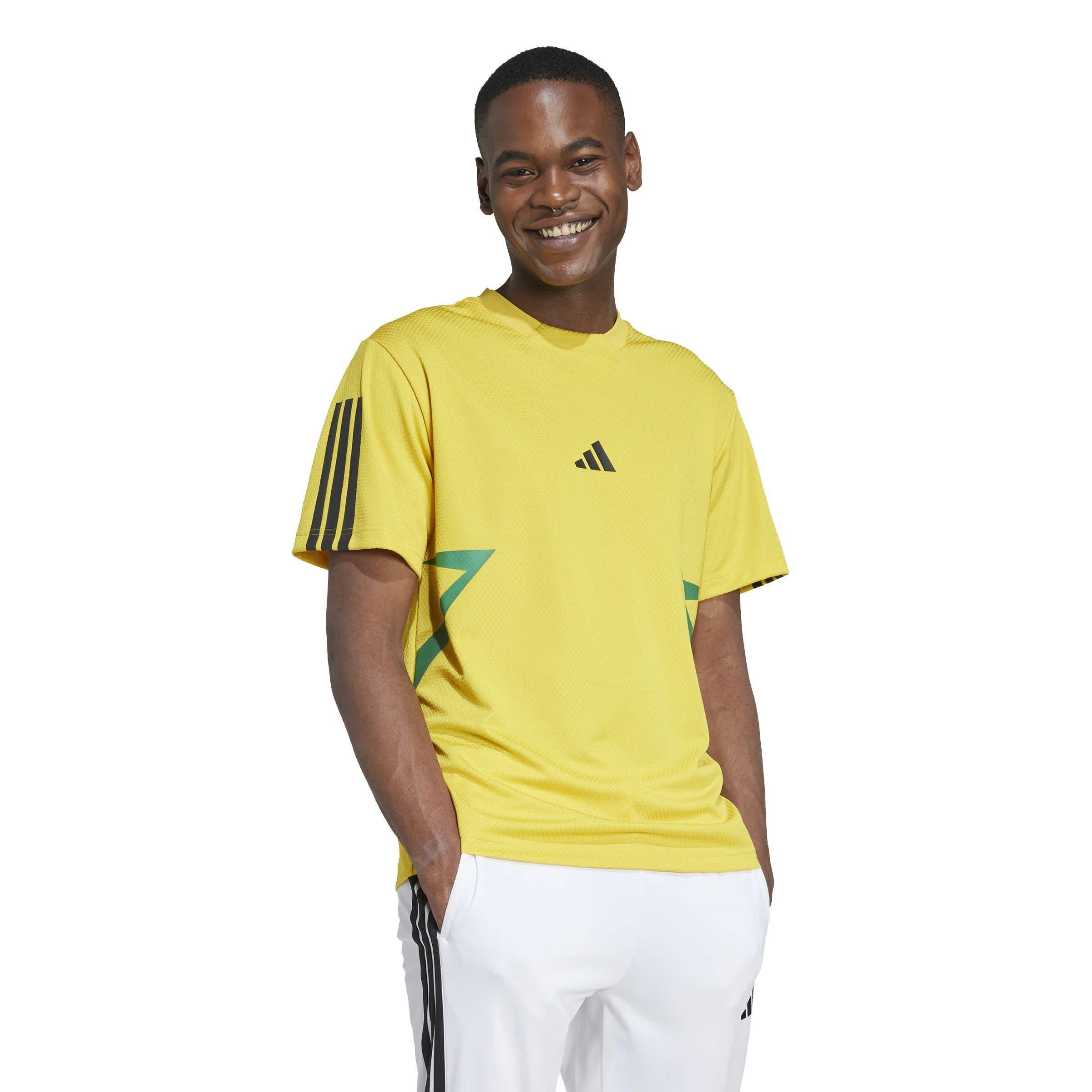 Yell/Green/Blk - adidas - House of Tiro Colorblock Mens T-Shirt - 6