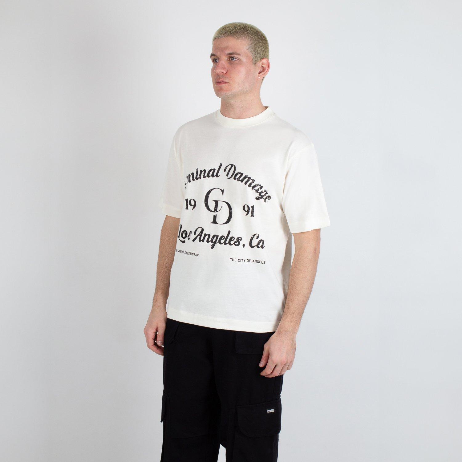 Off White - Criminal Damage - LA T Shirt - 2