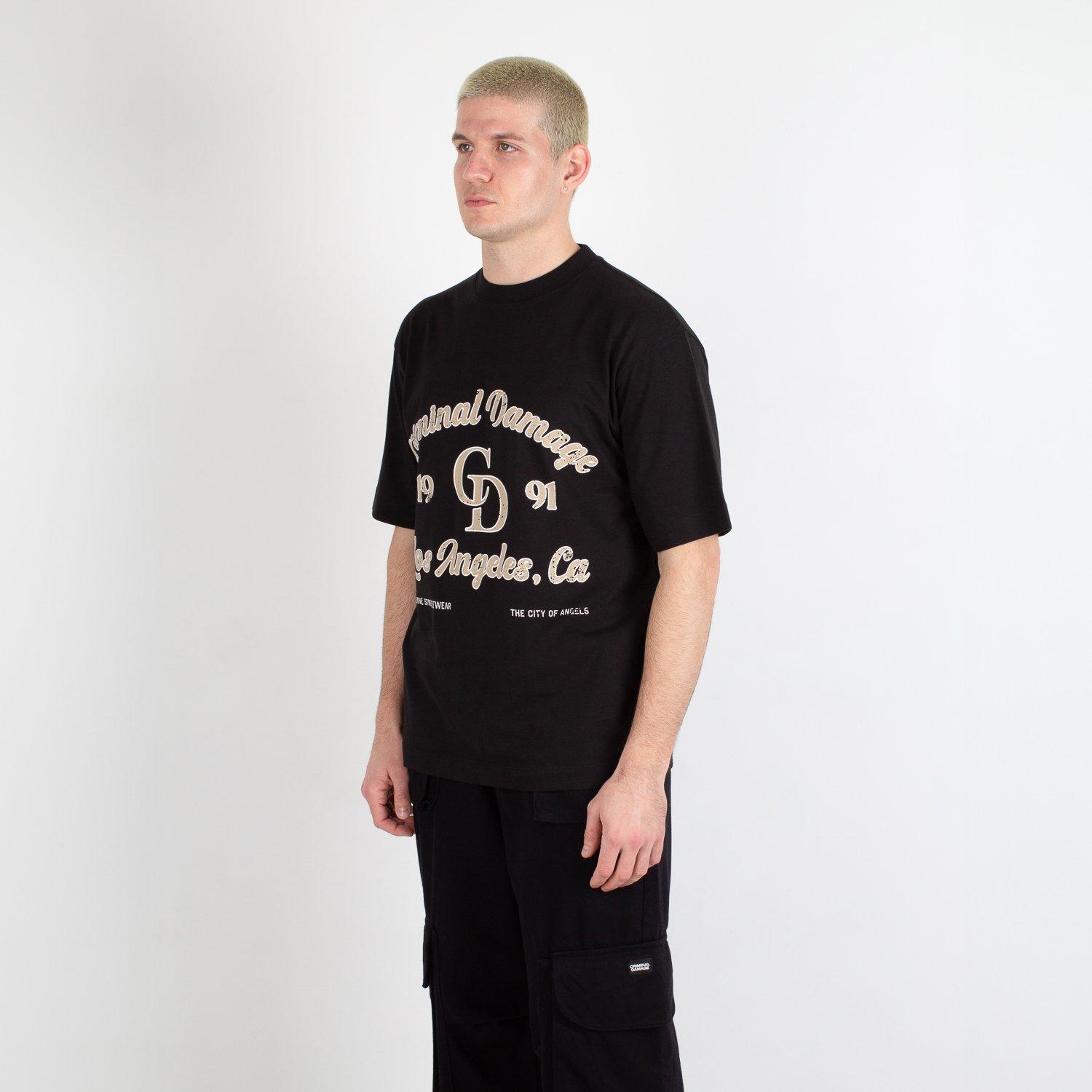 Black - Criminal Damage - Damage LA T Shirt - 2