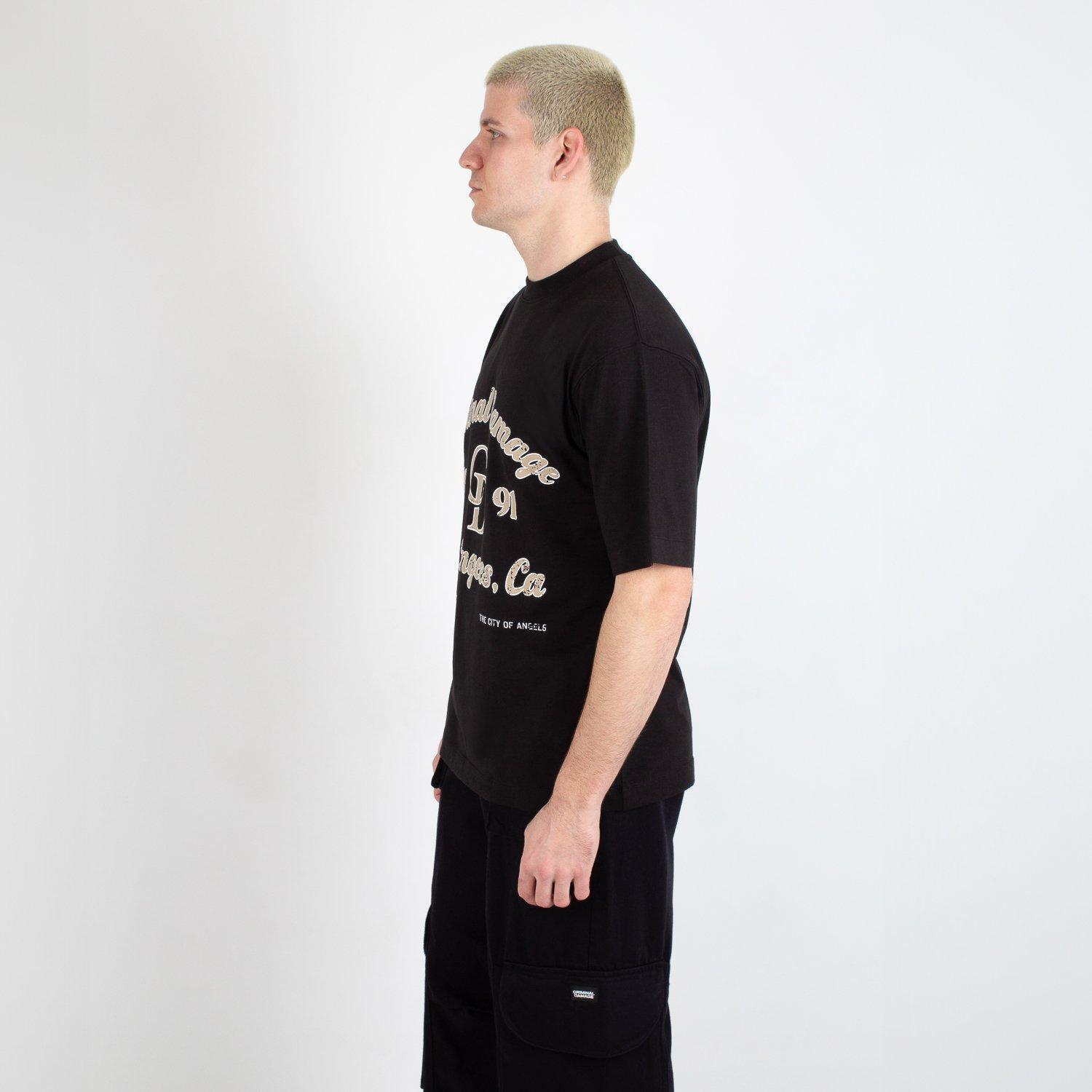 Black - Criminal Damage - Damage LA T Shirt - 3