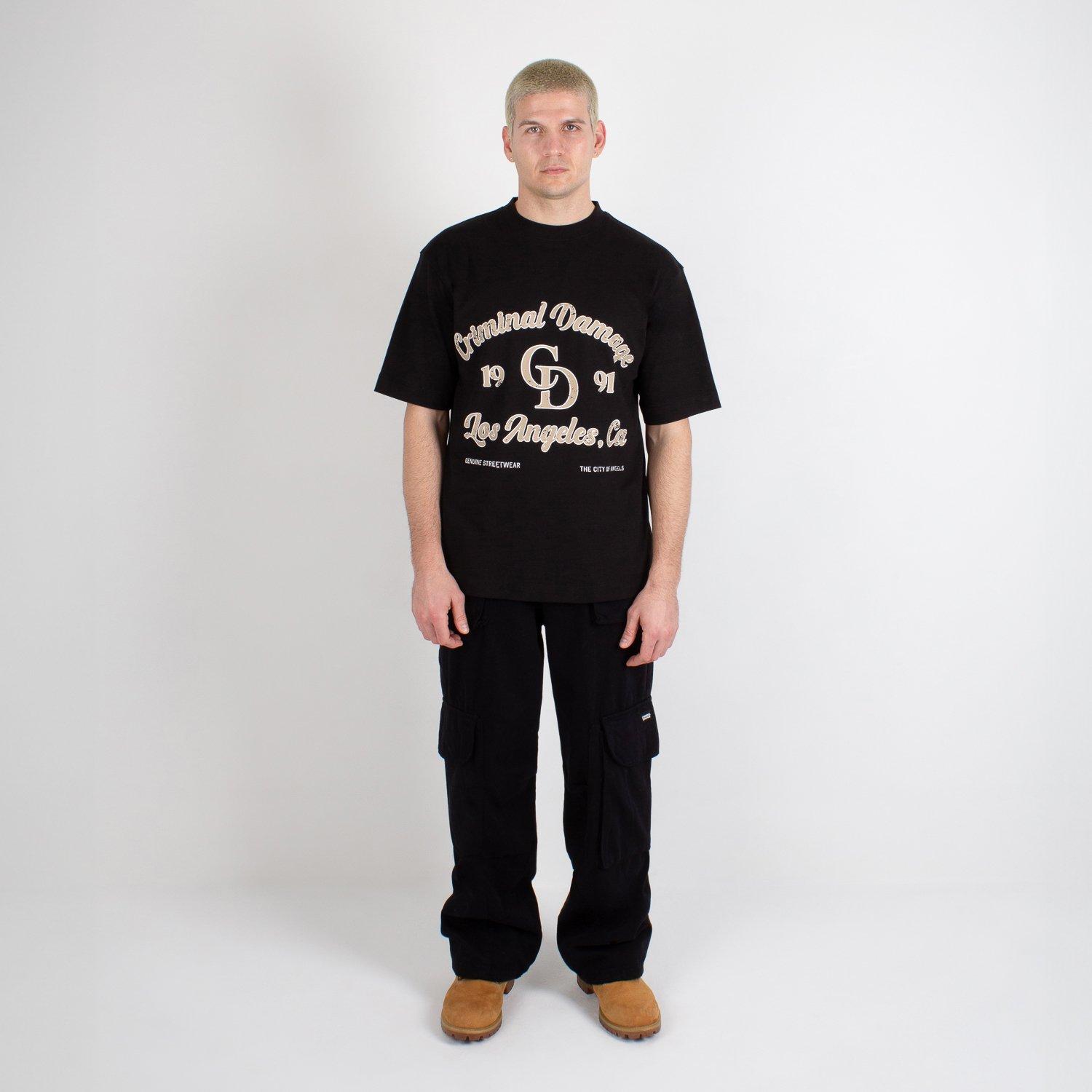 Black - Criminal Damage - Damage LA T Shirt - 5