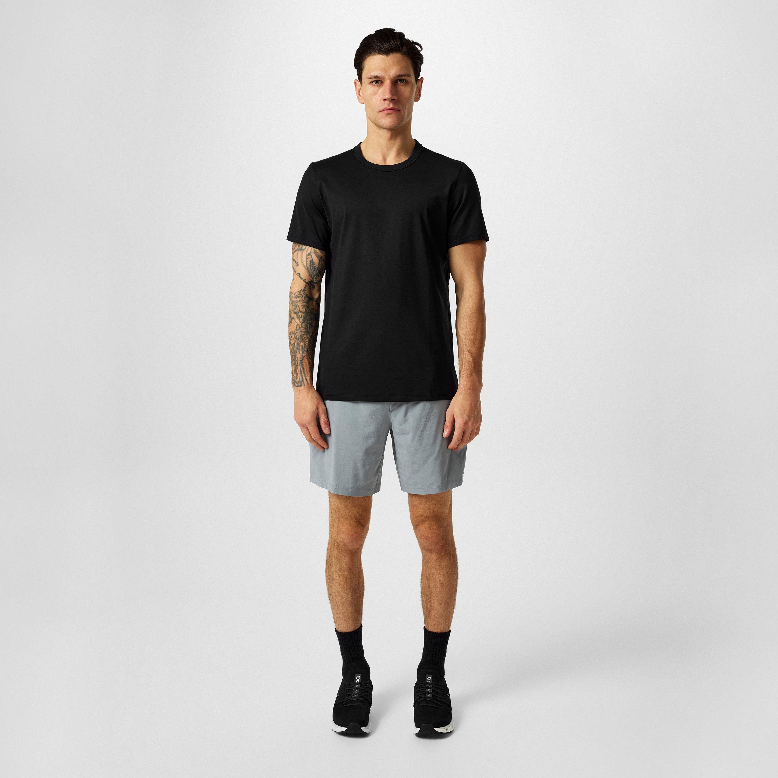 Black - Lululemon - Men'S Cotton Fundamental T-Shirt - 6