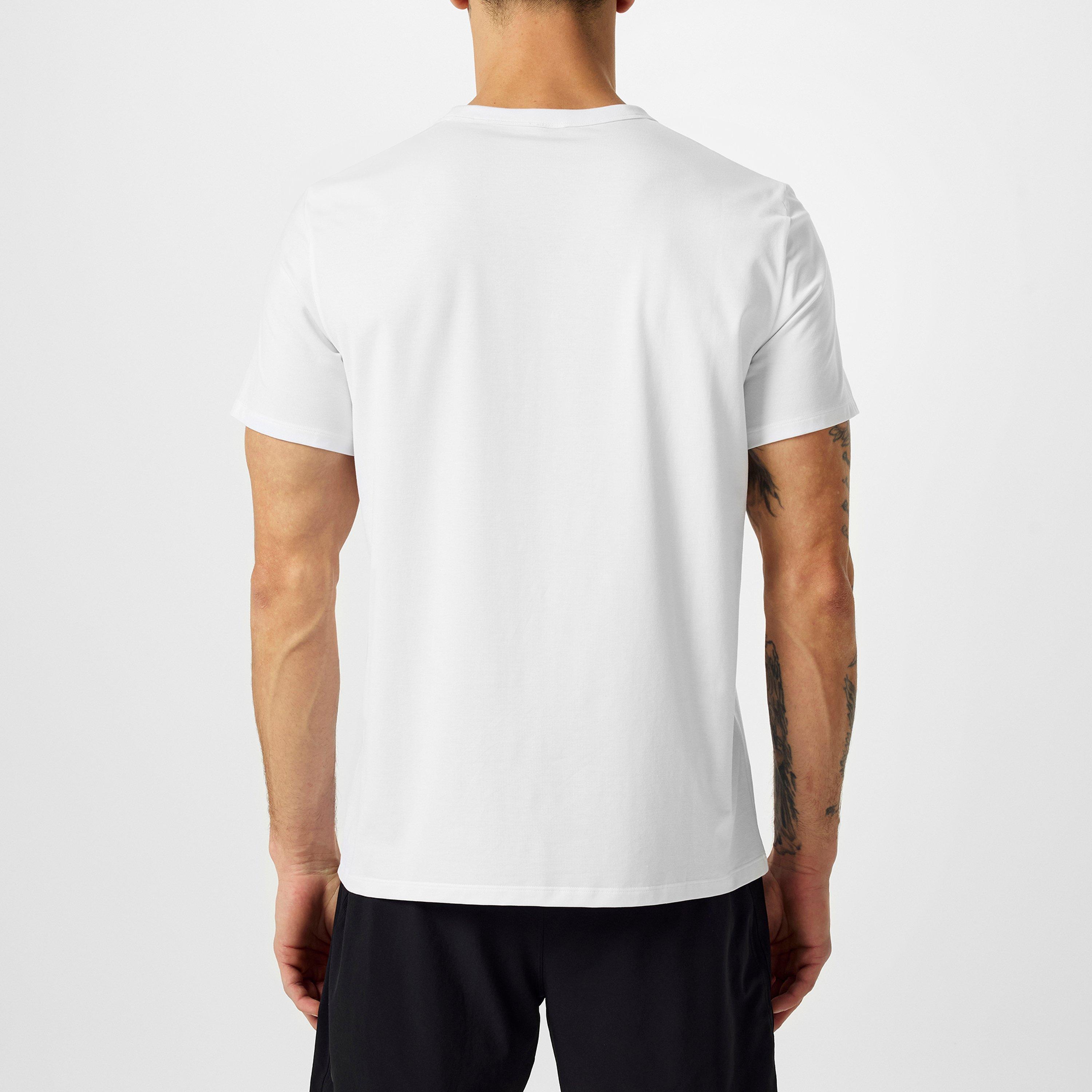 White - Lululemon - Men'S Plain Cotton Fundamental T-Shirt - 4