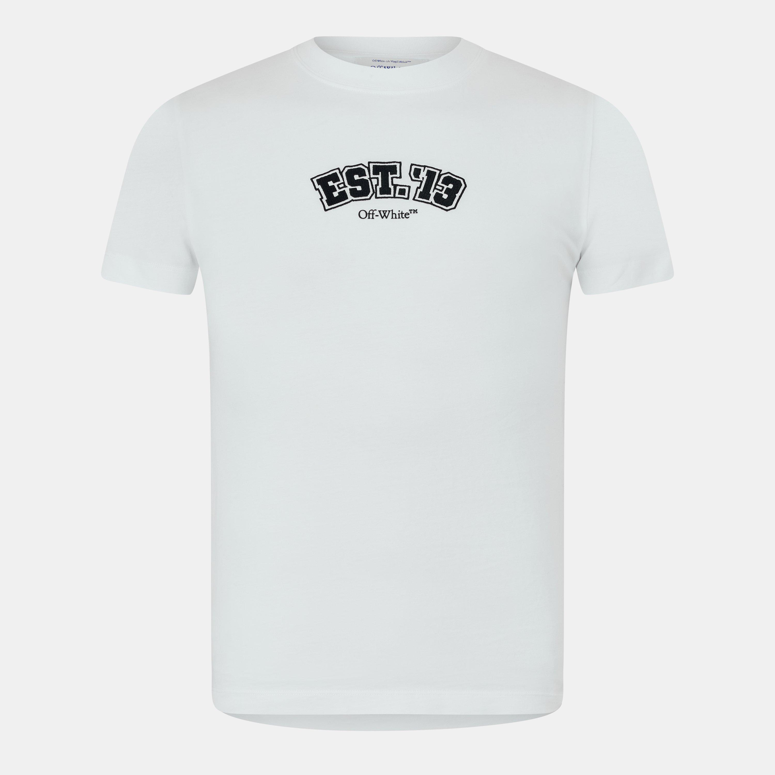 White/Black - Off White - Men's Regular Fit T-Shirt - 1