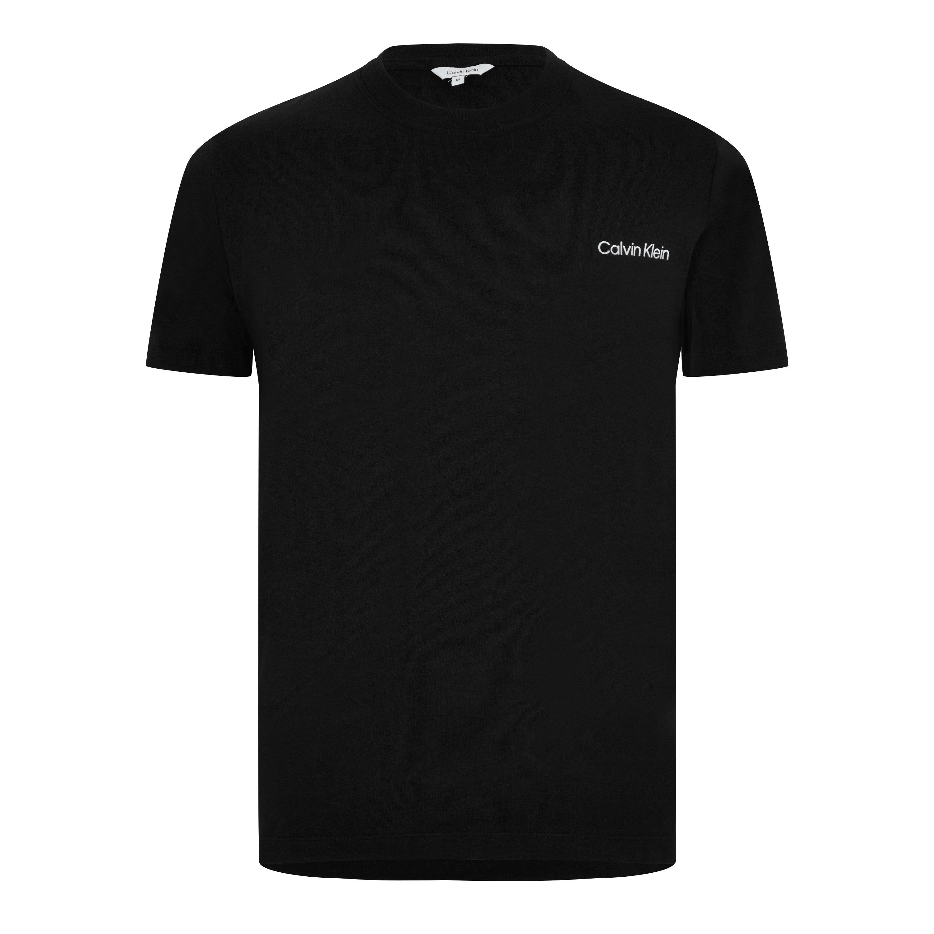 PVH Black - Calvin Klein - Core Logo T Shirt Mens - 1