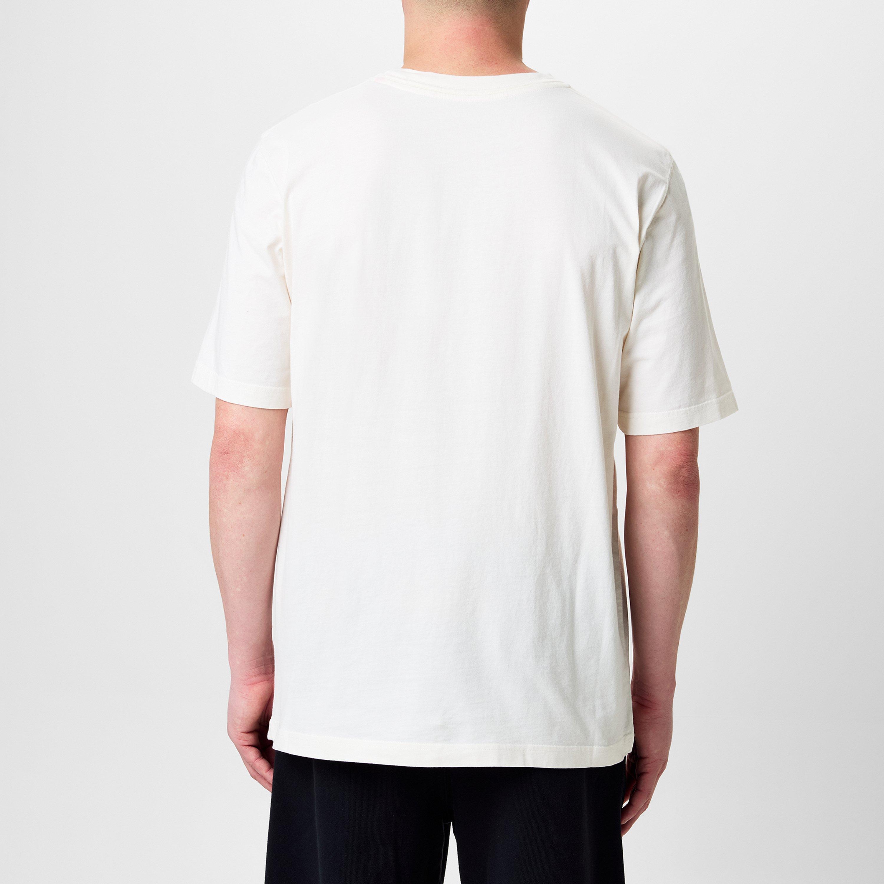 White - Heron Preston - Men's Logo Patch Regular Fit T-Shirt - 3