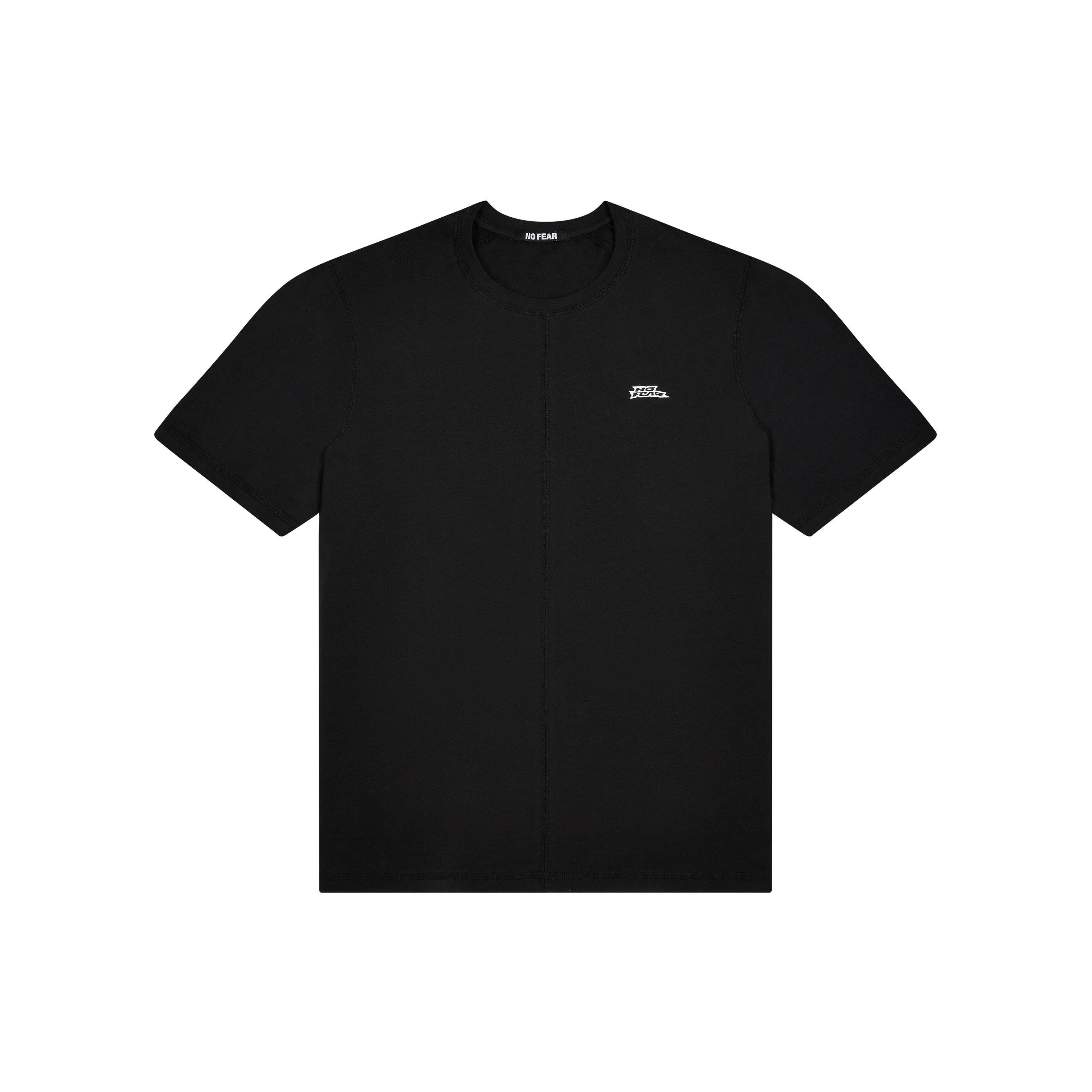 Black - No Fear - Mens Panel T-Shirt - 1