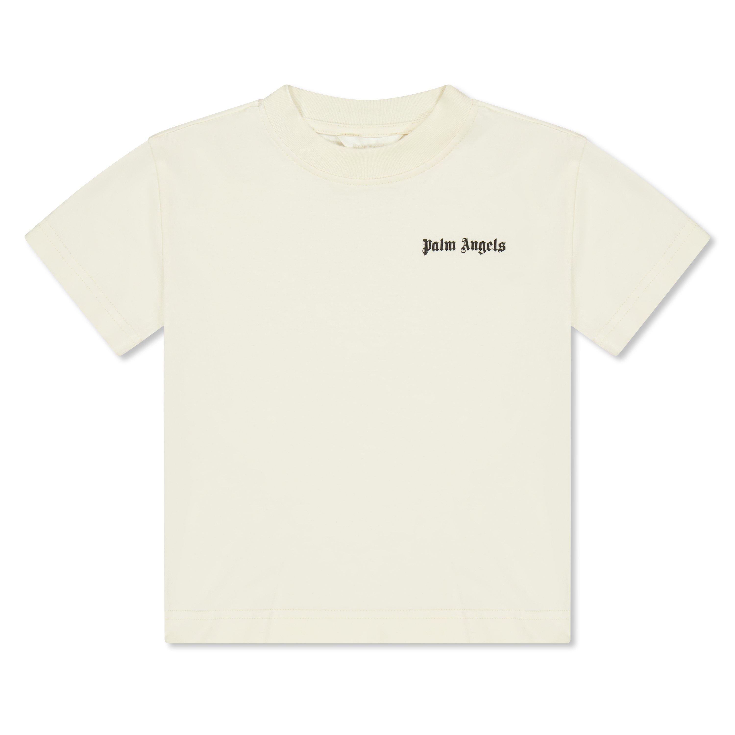 Palm Angels Kids' T-Shirt - White - Size 14Y