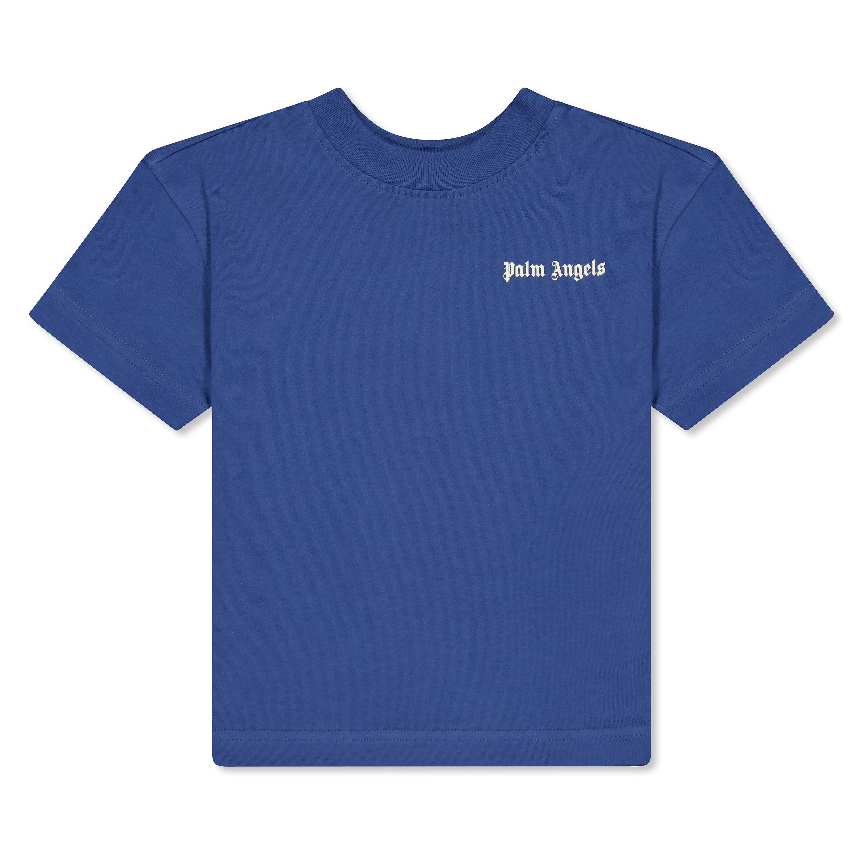 Palm Angels Boys Kids' T-Shirt - Blue - 14Y