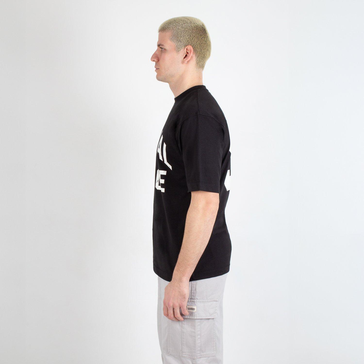 Preto - Criminal Damage - Oversized T-Shirt - 3
