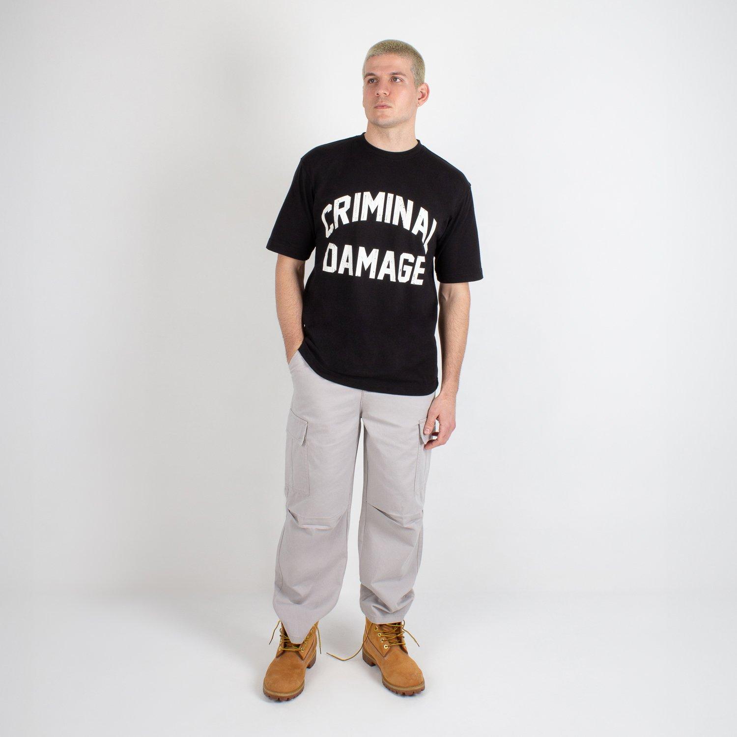 Preto - Criminal Damage - Oversized T-Shirt - 5
